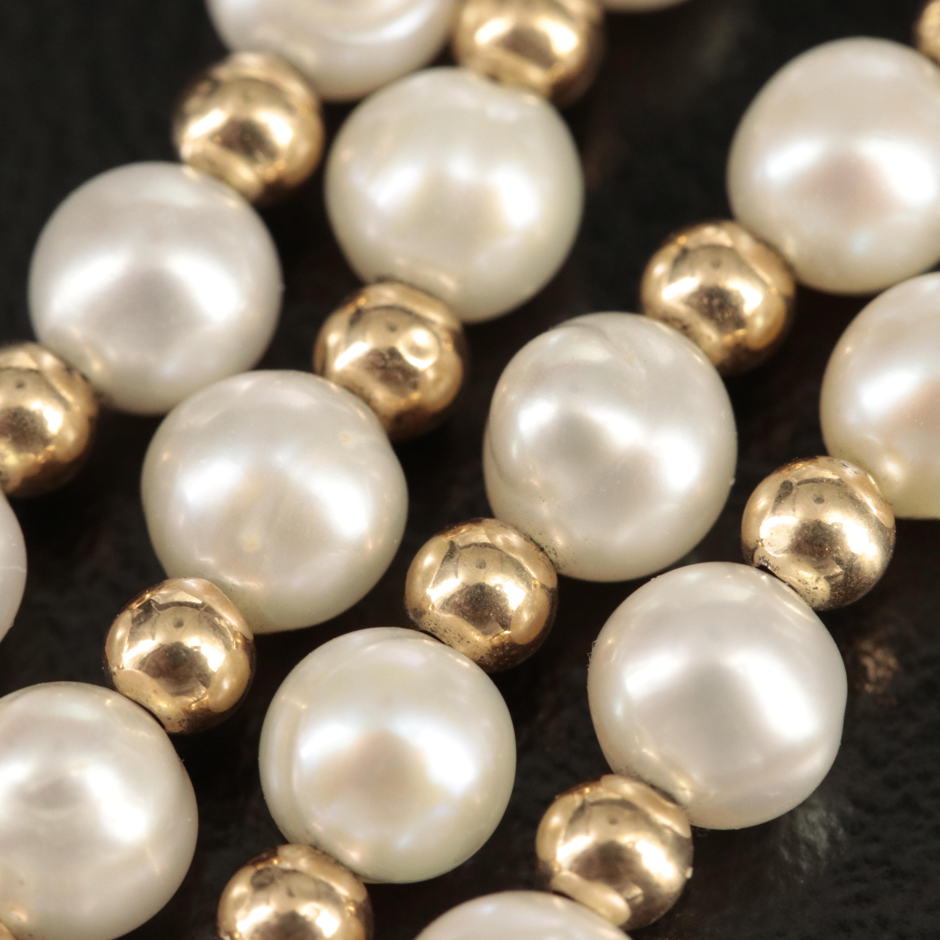 14K Pearl Necklace