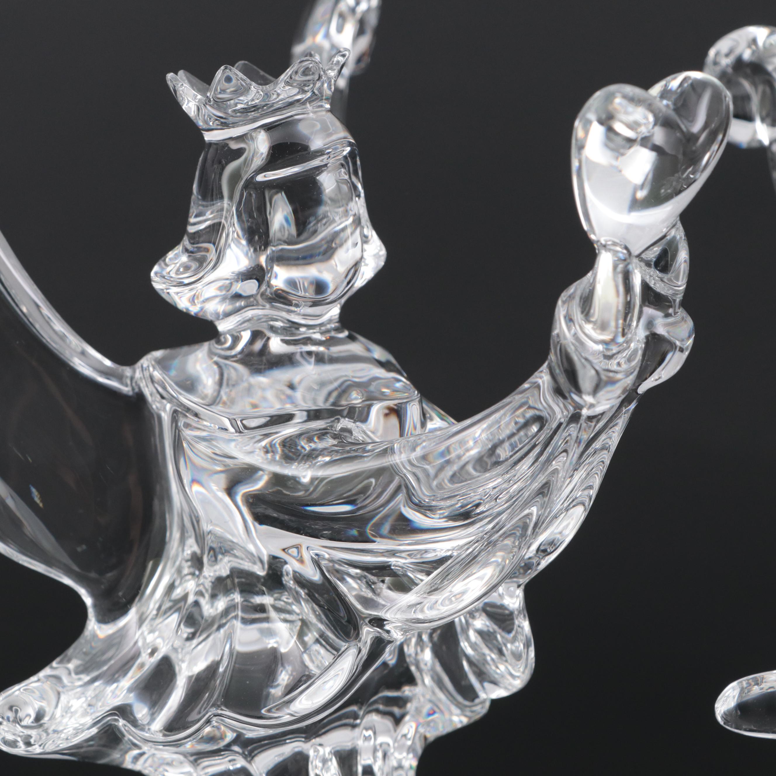 Baccarat "Angel of Love" and "Guardian" Crystal Angel Figures