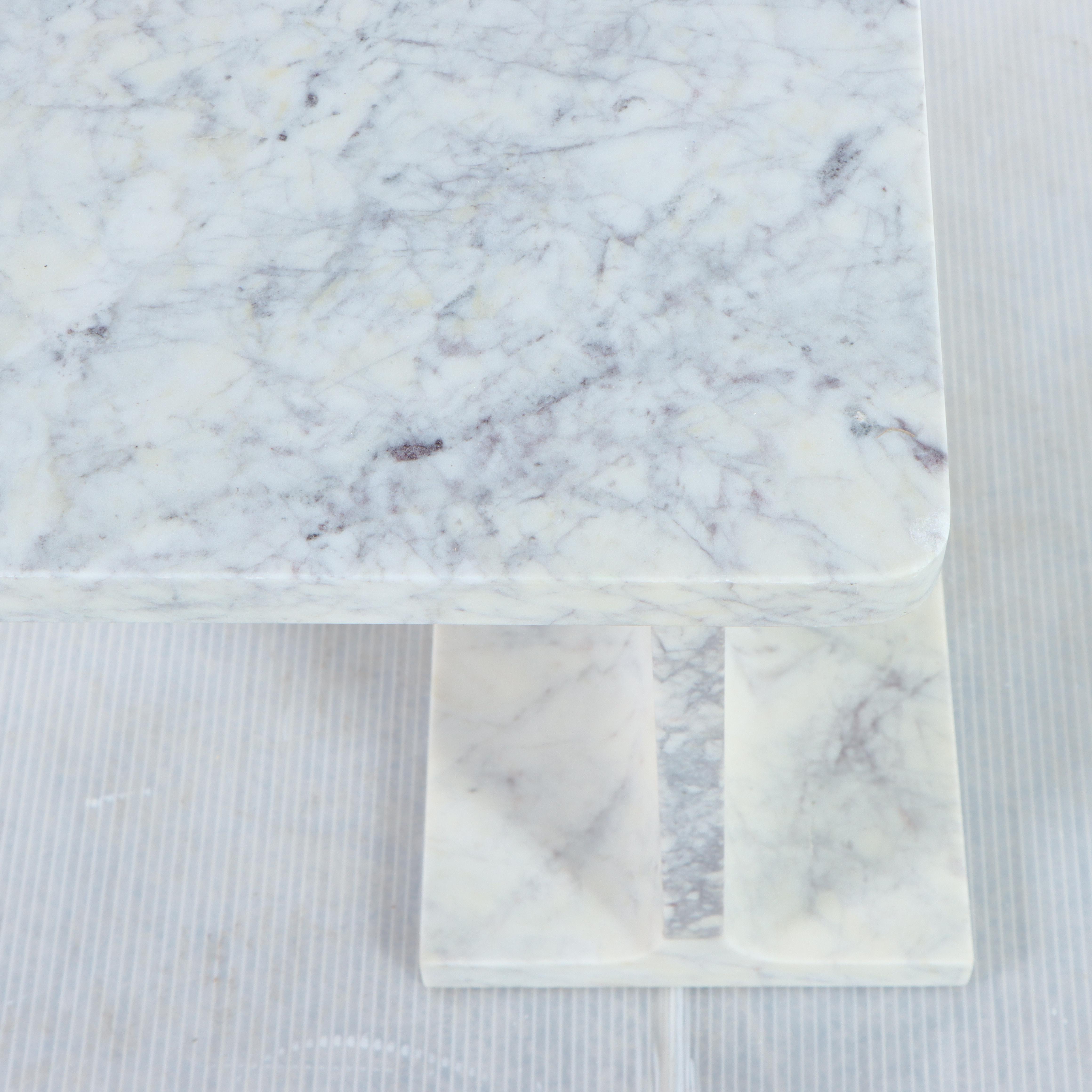 Modern Solid Marble Side Table