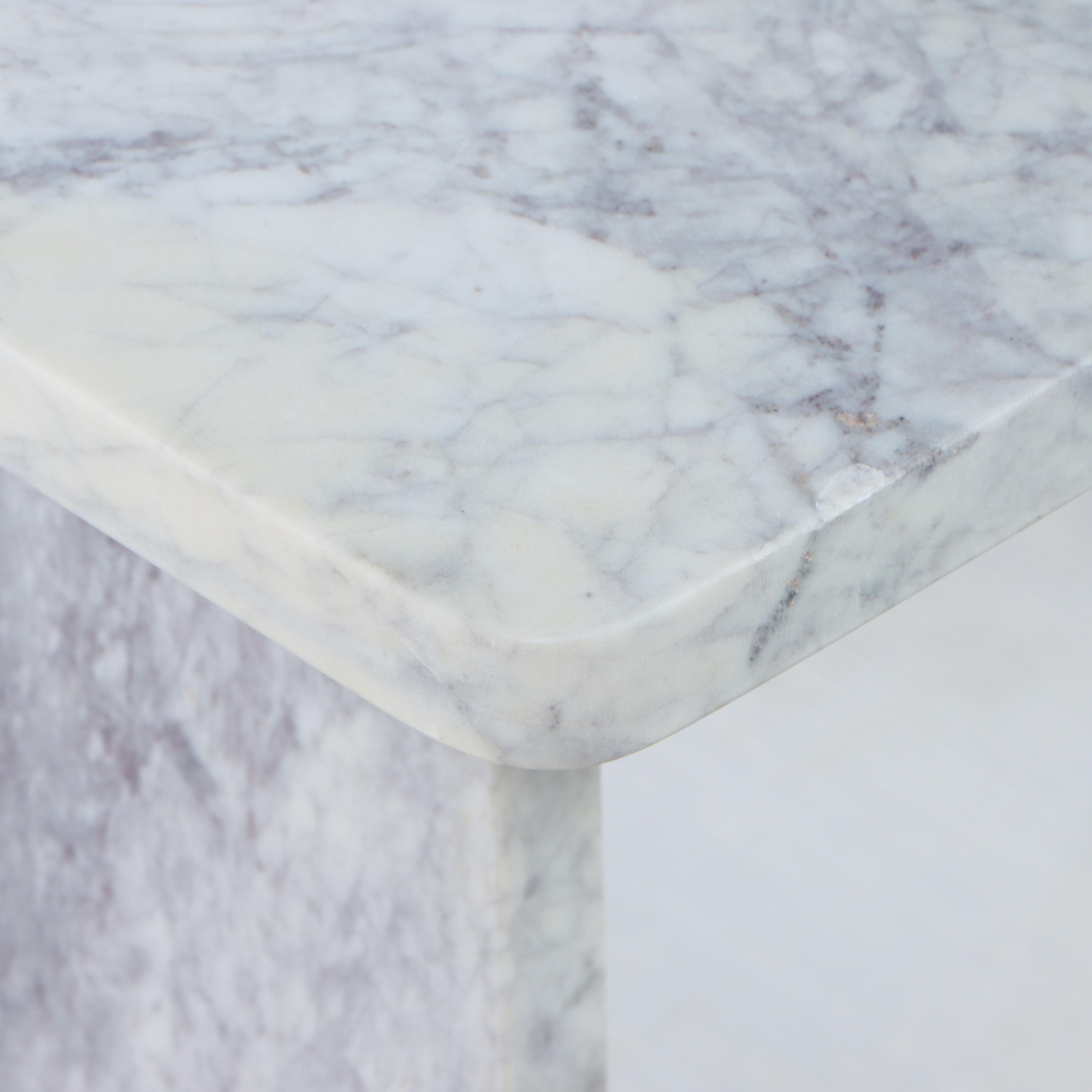 Modern Solid Marble Side Table