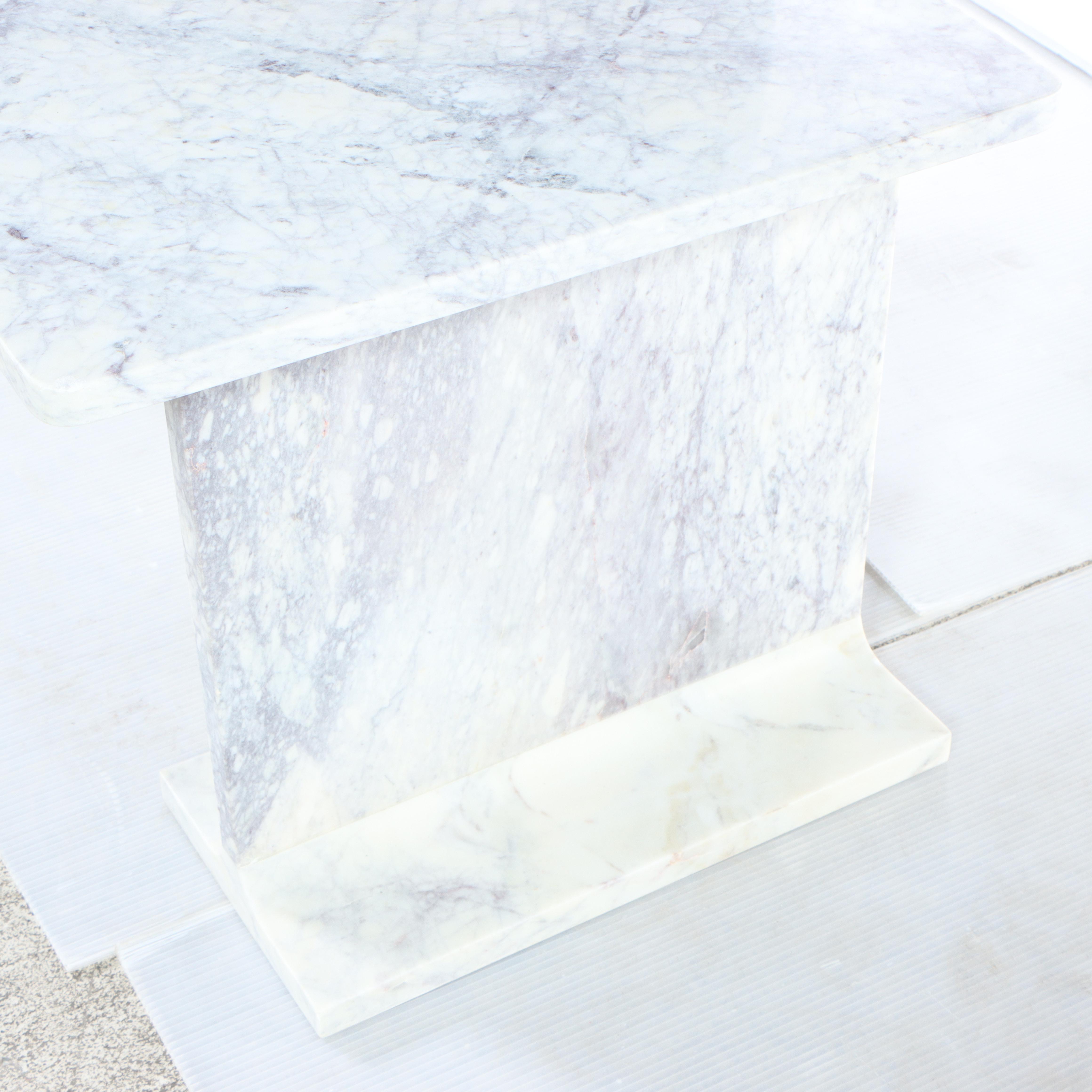 Modern Solid Marble Side Table