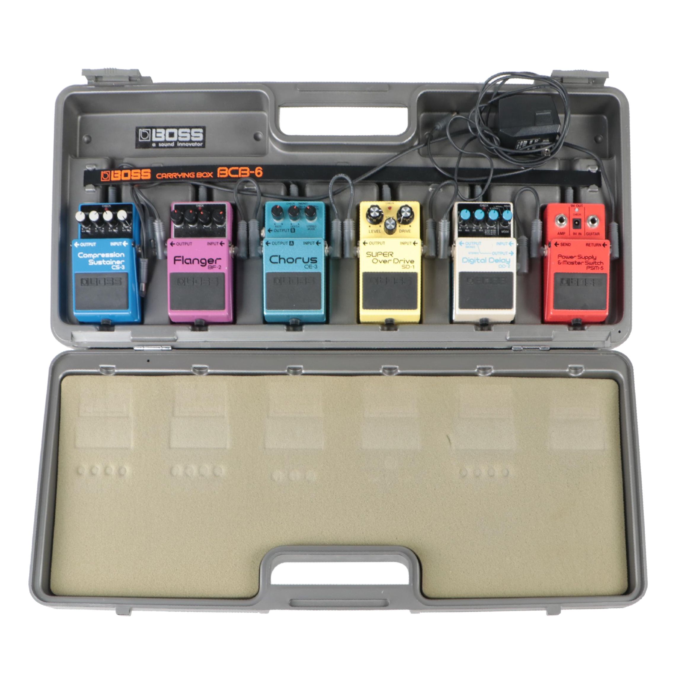 Boss BCB-6 Pedal Board with Case