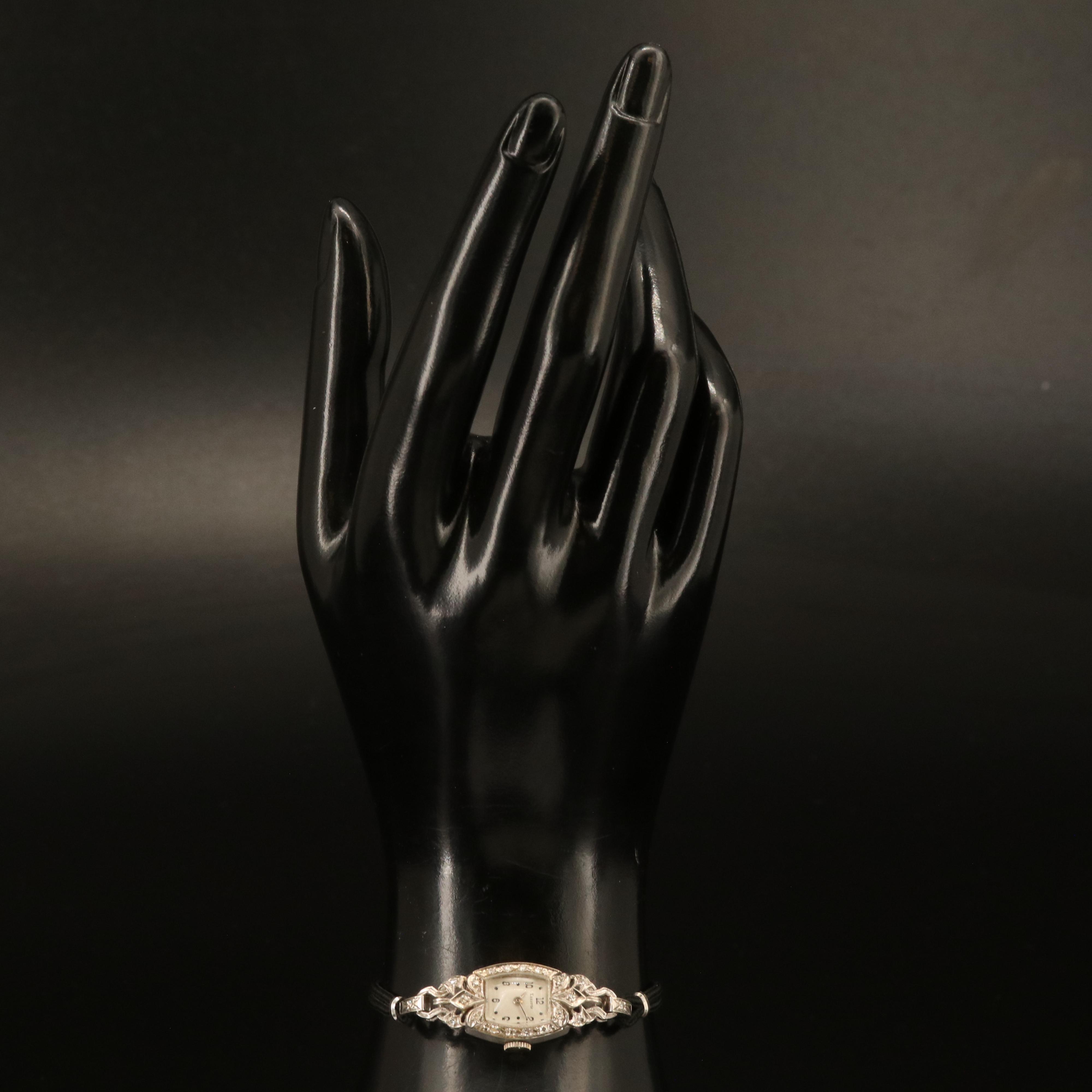 14K and Diamond Luzerne Vintage Watch