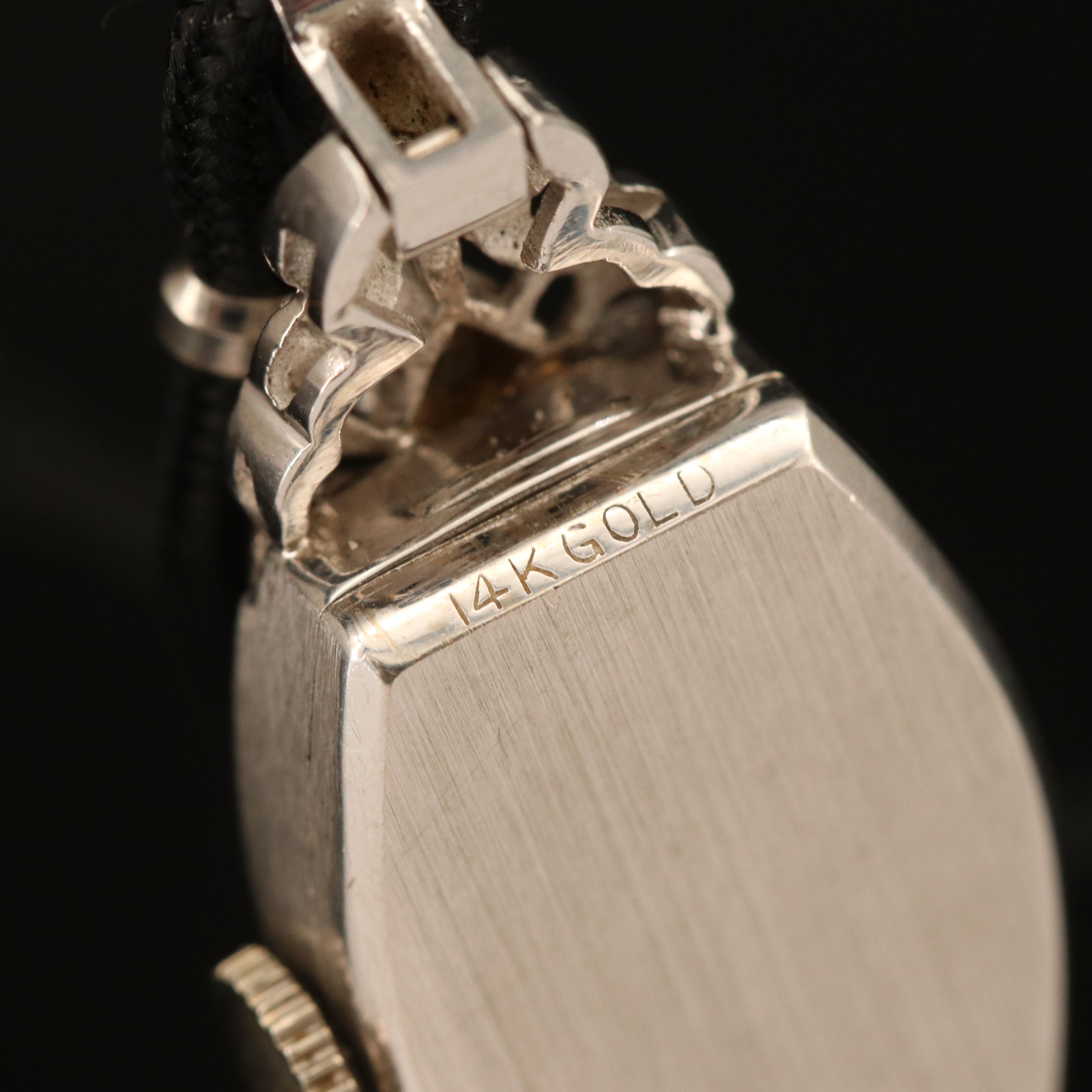 14K and Diamond Luzerne Vintage Watch