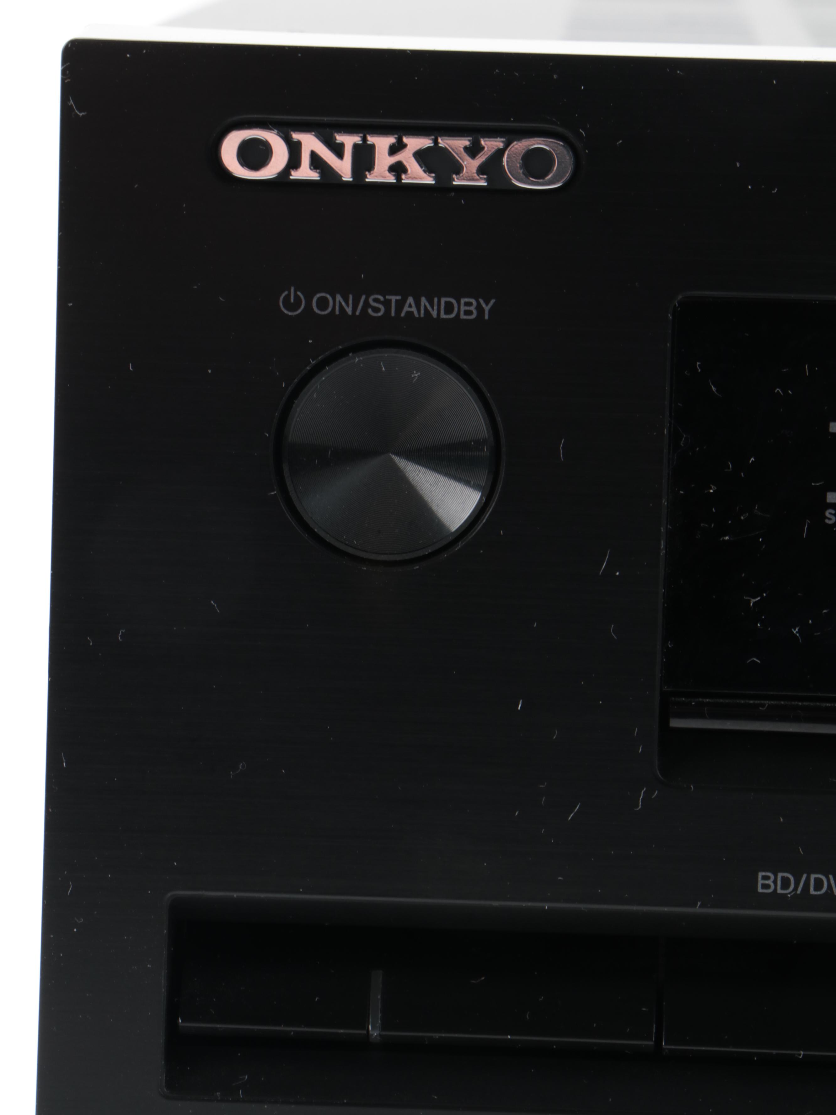 Onkyo TX-NR709 A/V Receiver with Remote and Audyssey Calibrating Microphone