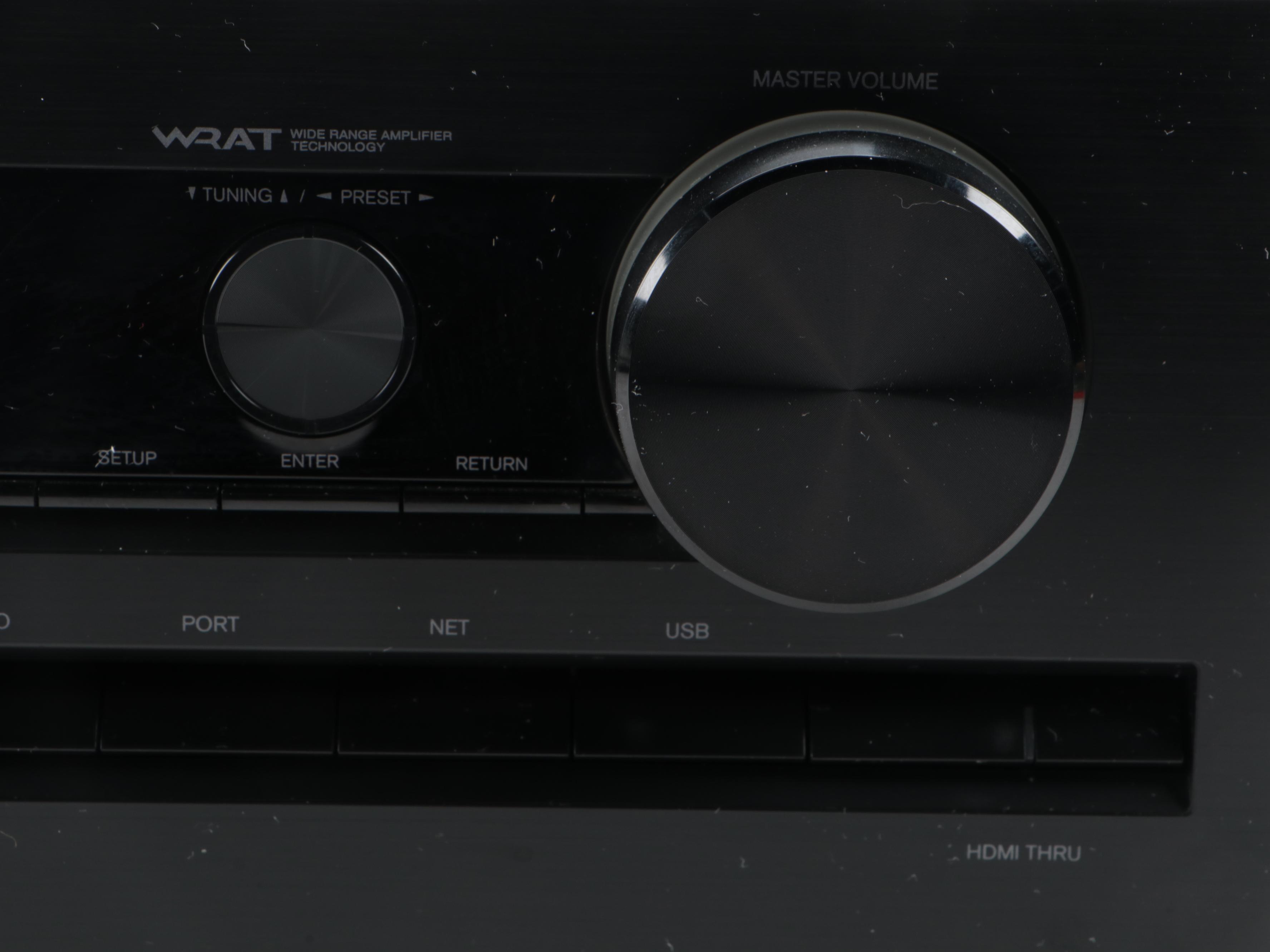 Onkyo TX-NR709 A/V Receiver with Remote and Audyssey Calibrating Microphone