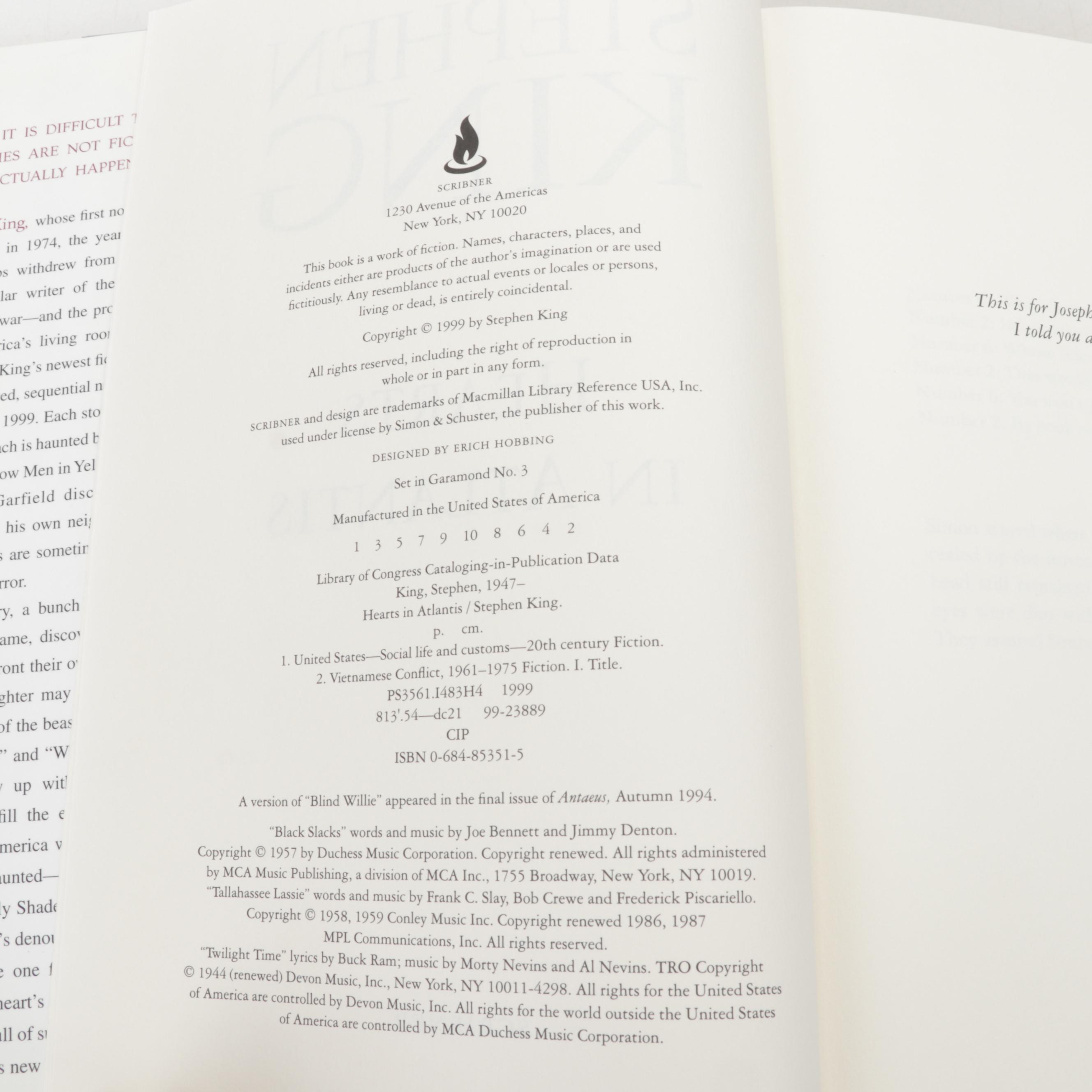 First Edition "Wolves of the Calla" and More Early Edition Stephen King Novels