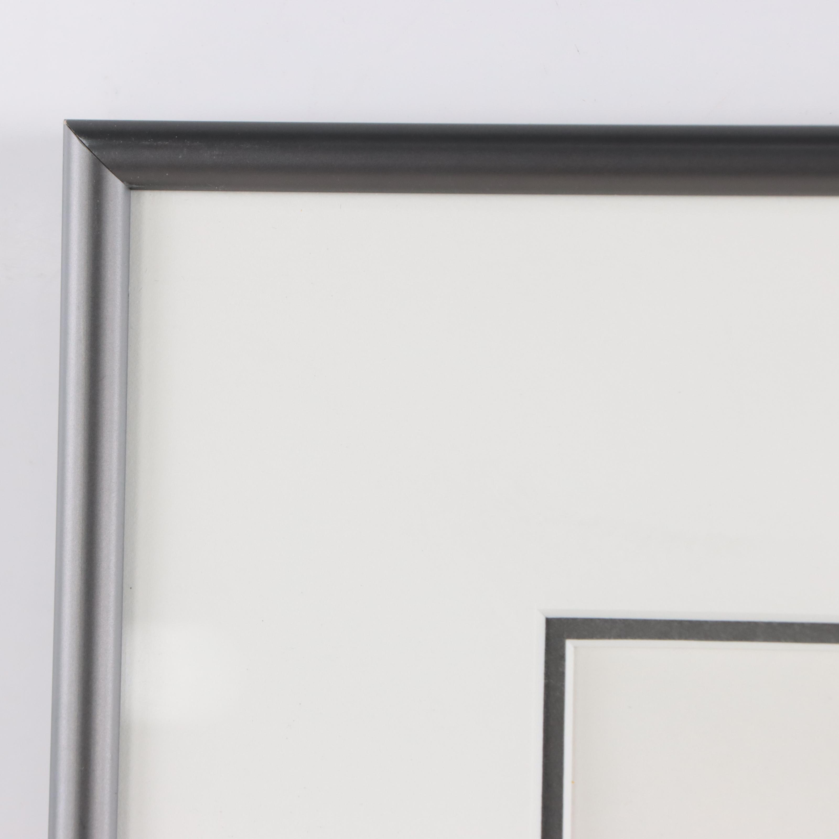 Jeaneen Barnhart Gestural Charcoal Drawing of Figure, 1996