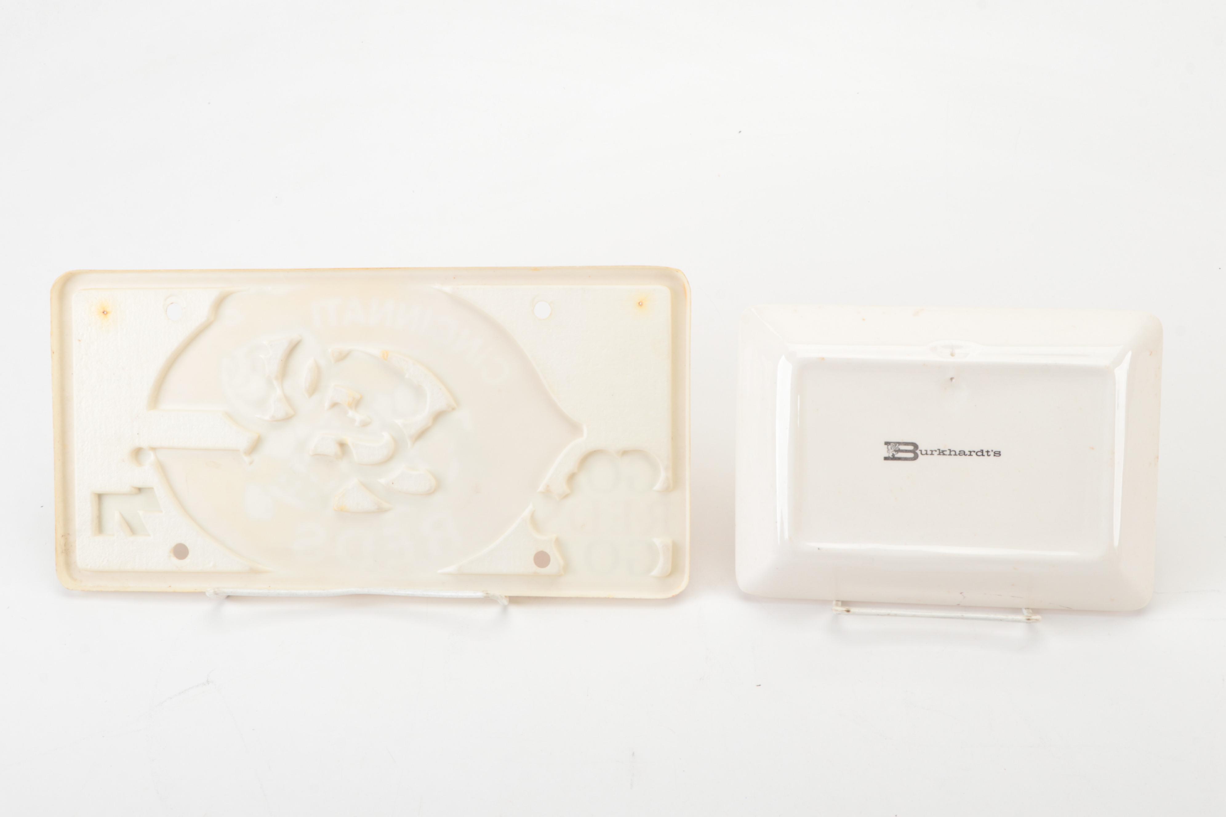 Cincinnati Reds Tumblers, Ashtray, Pennant, Beer Stein and More, Late 20th C.