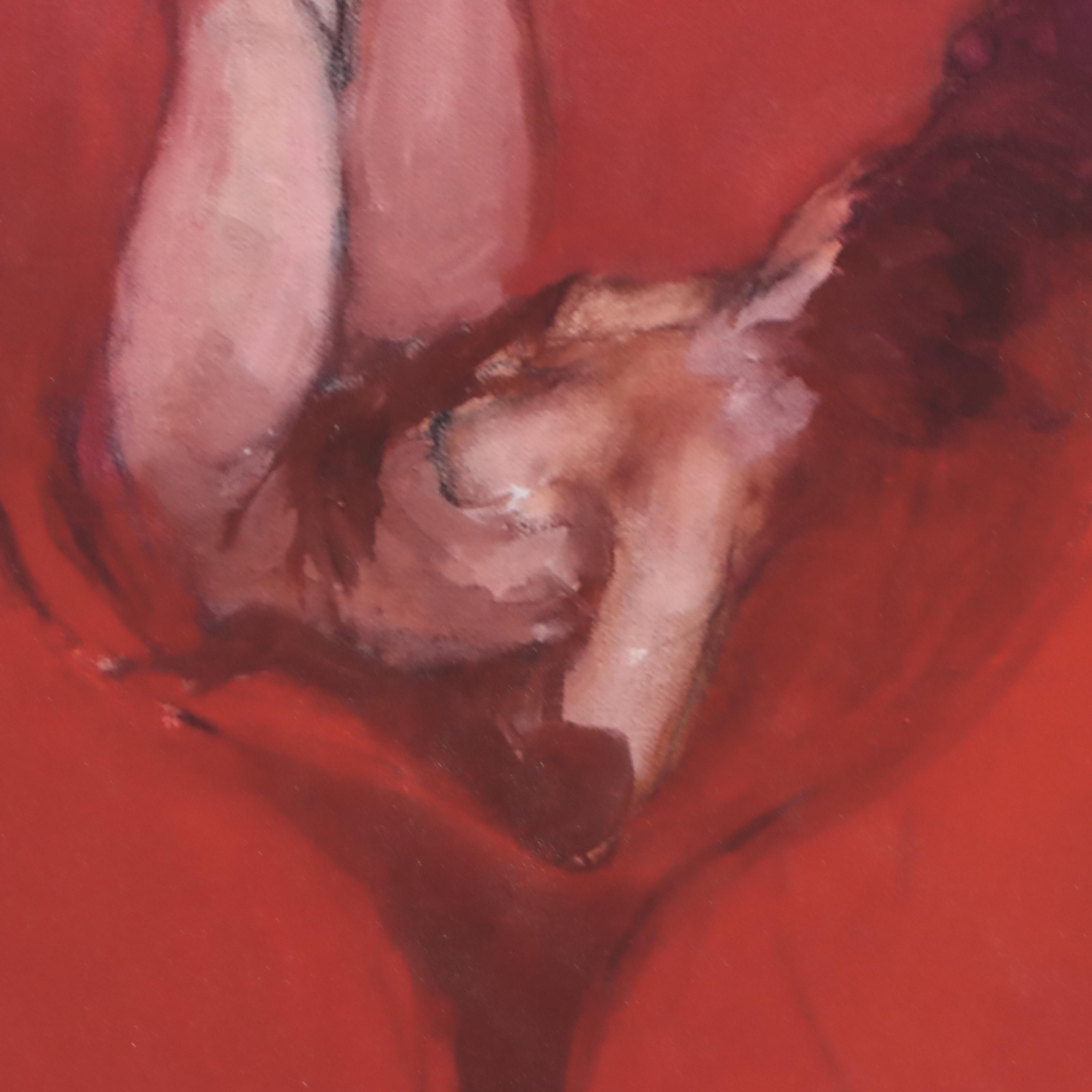 Jeaneen Barnhart Digital Print of Gestural Female Figure