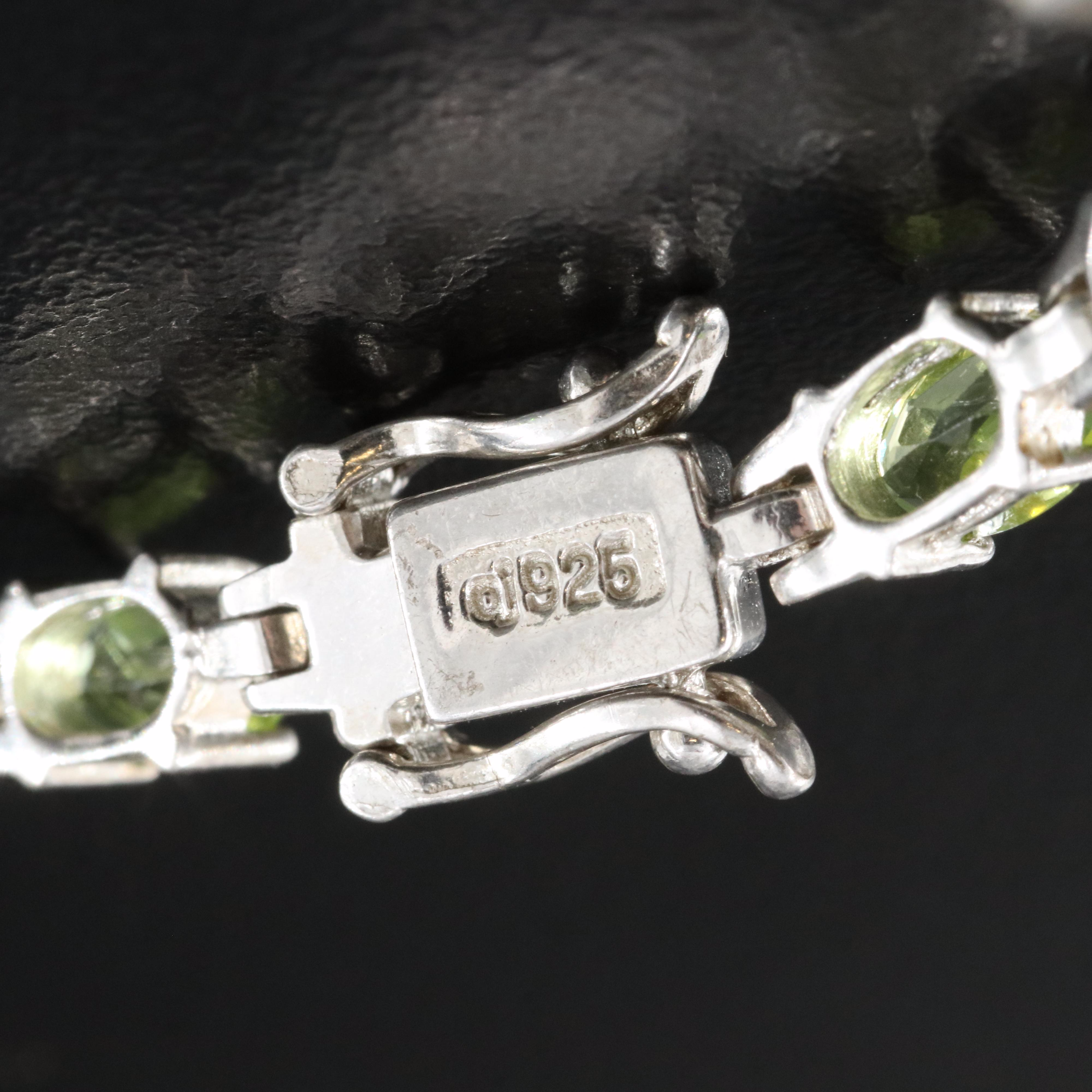 Sterling Peridot Bracelets