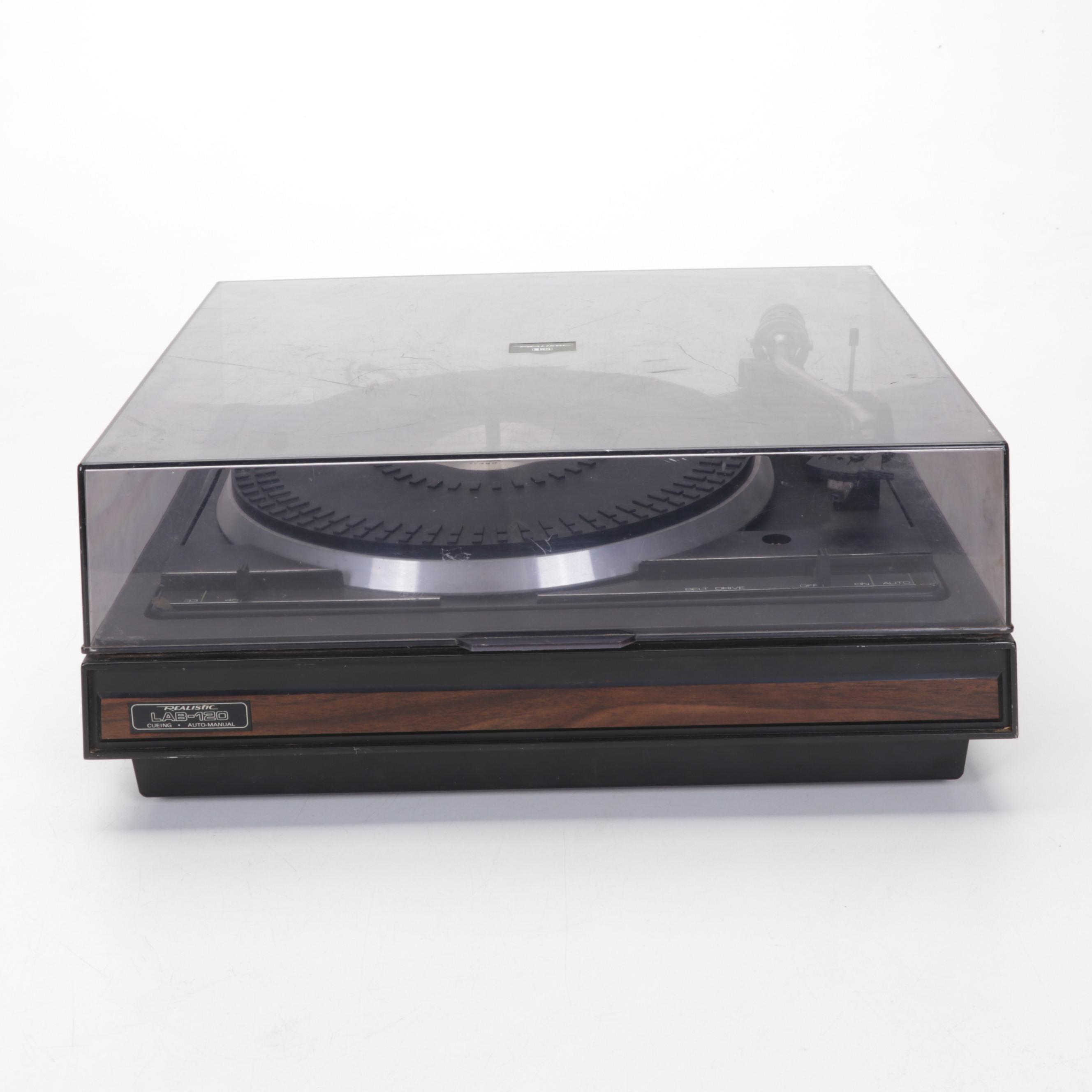 Westinghouse Transistor Radio, Realistic Turntable, and LaPhone Clock Radio