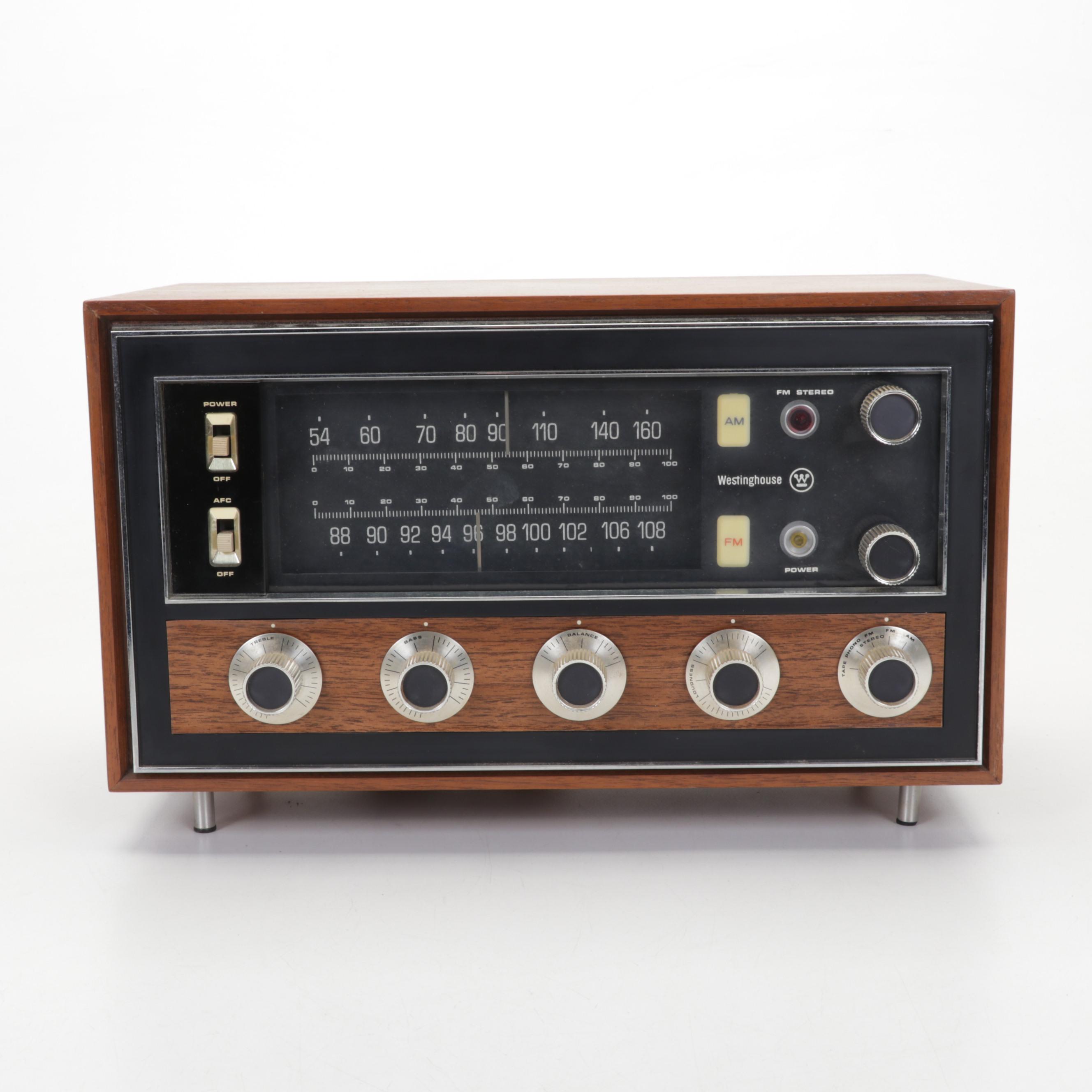 Westinghouse Transistor Radio, Realistic Turntable, and LaPhone Clock Radio