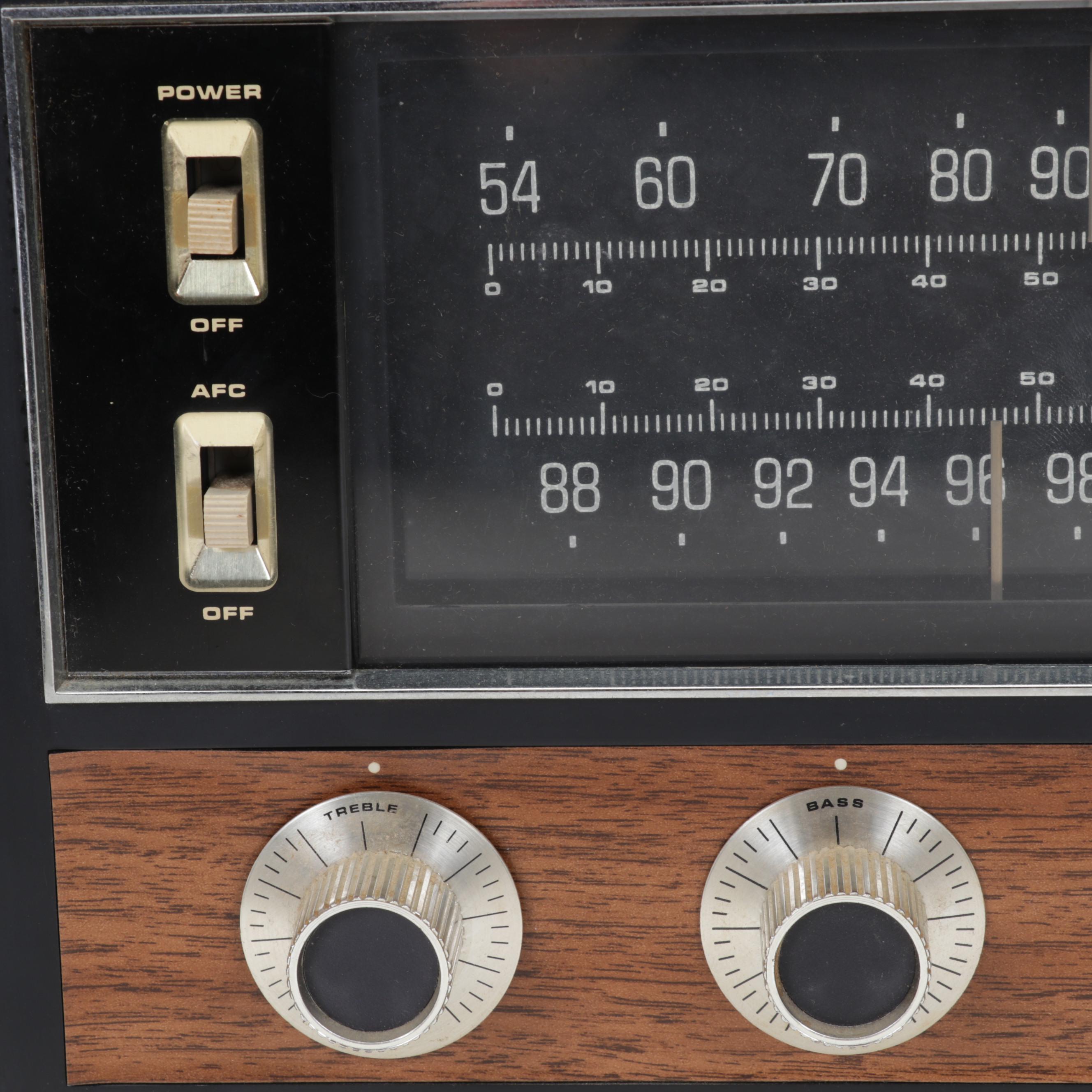 Westinghouse Transistor Radio, Realistic Turntable, and LaPhone Clock Radio