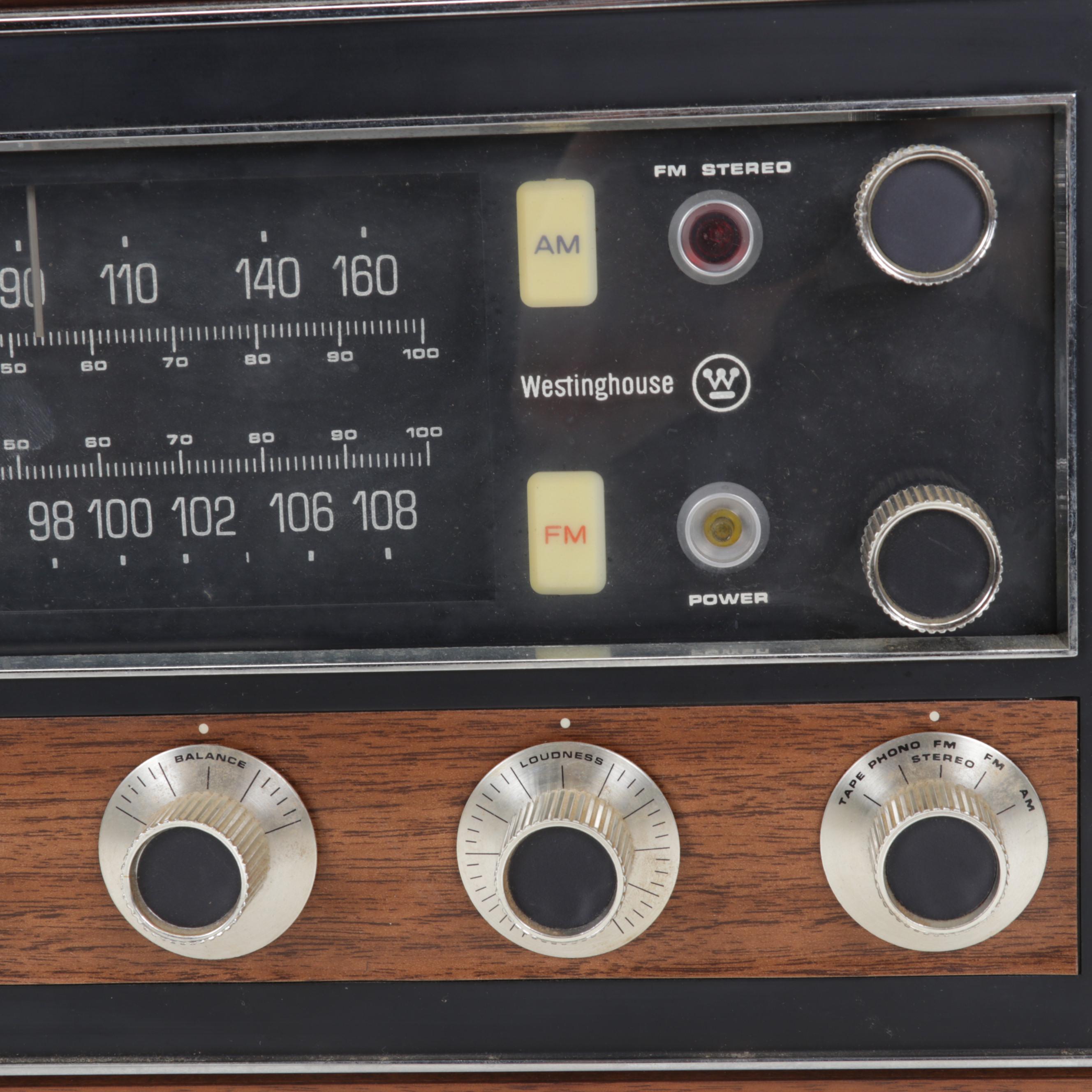 Westinghouse Transistor Radio, Realistic Turntable, and LaPhone Clock Radio