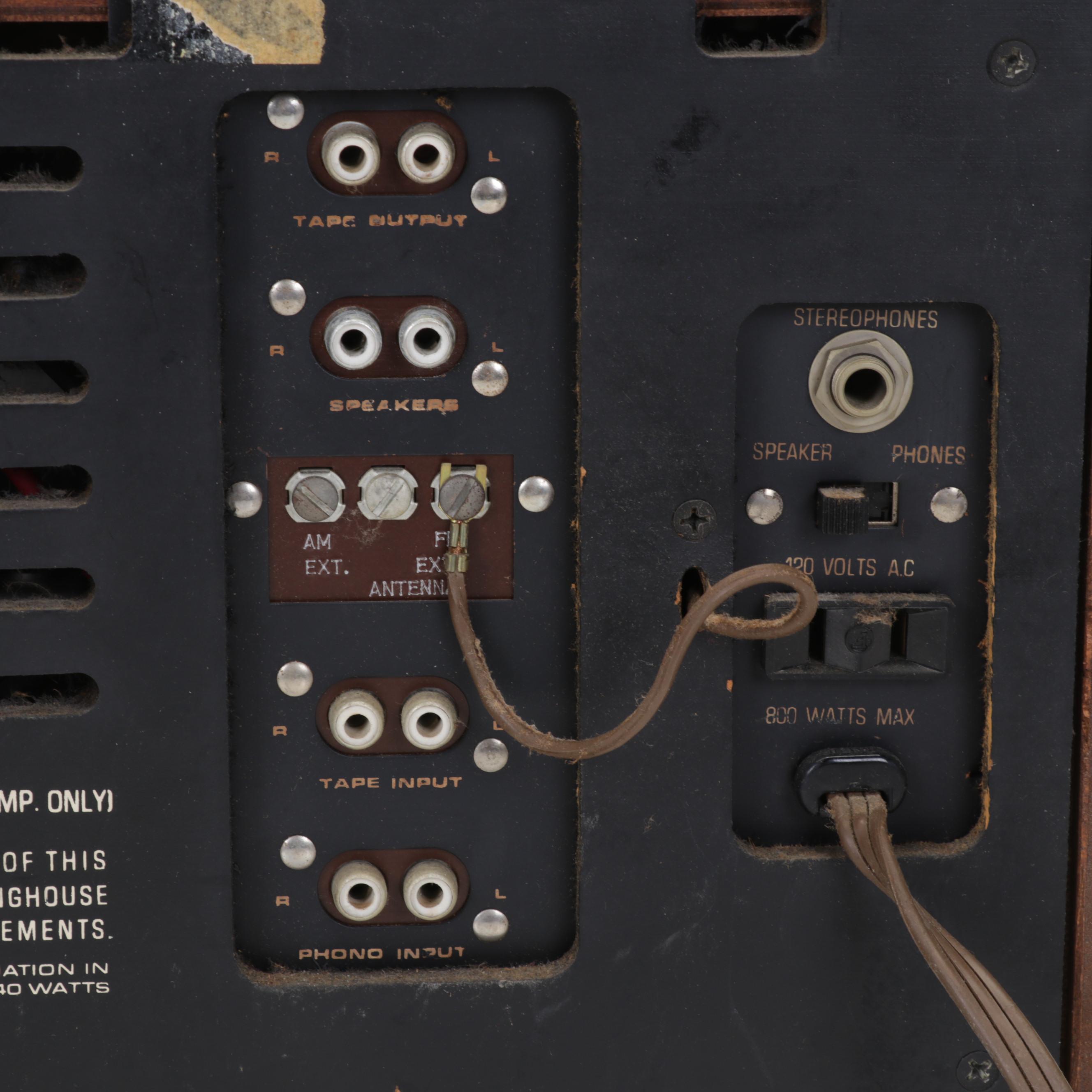 Westinghouse Transistor Radio, Realistic Turntable, and LaPhone Clock Radio