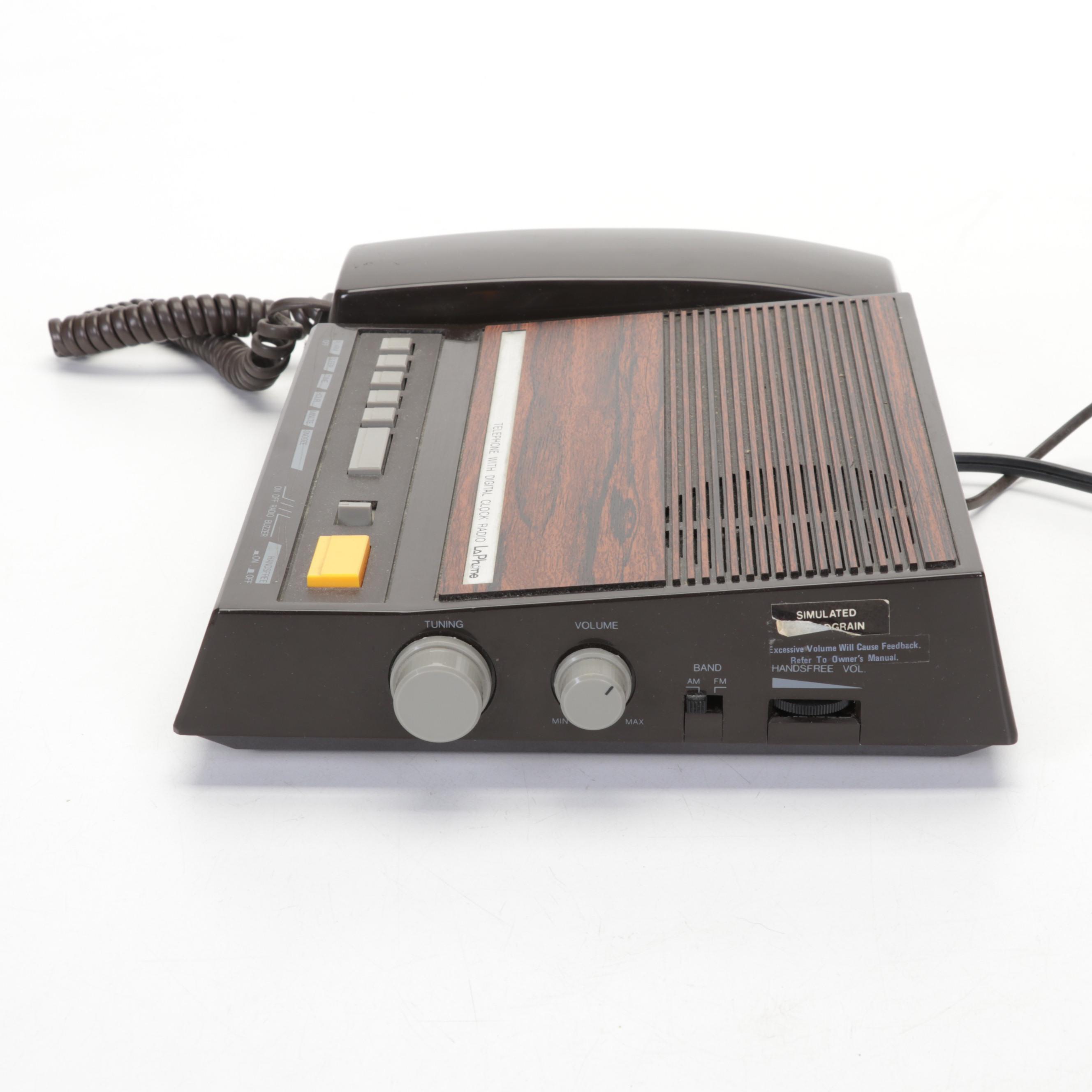 Westinghouse Transistor Radio, Realistic Turntable, and LaPhone Clock Radio