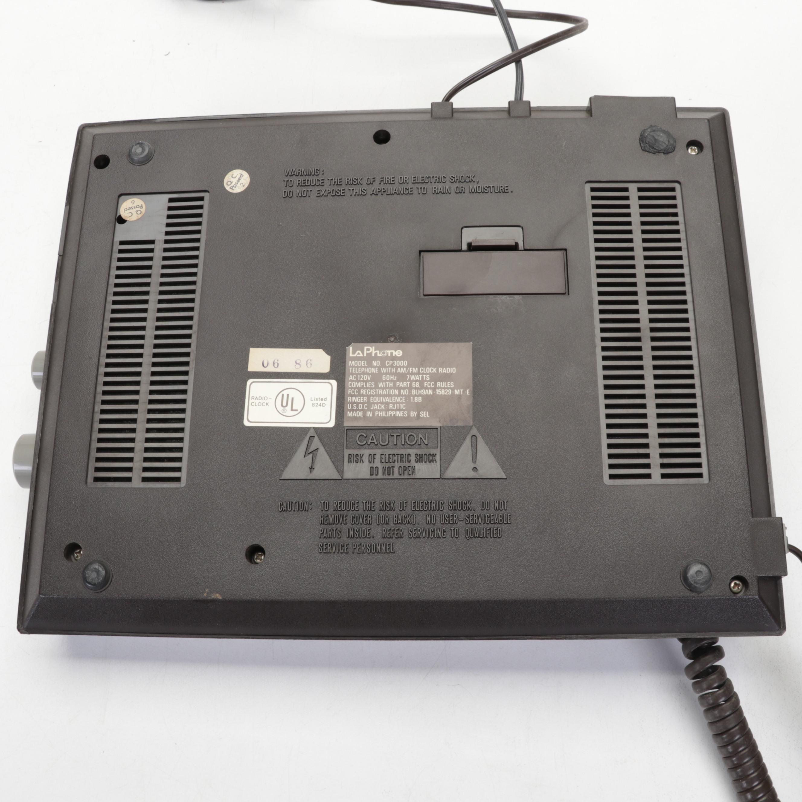 Westinghouse Transistor Radio, Realistic Turntable, and LaPhone Clock Radio