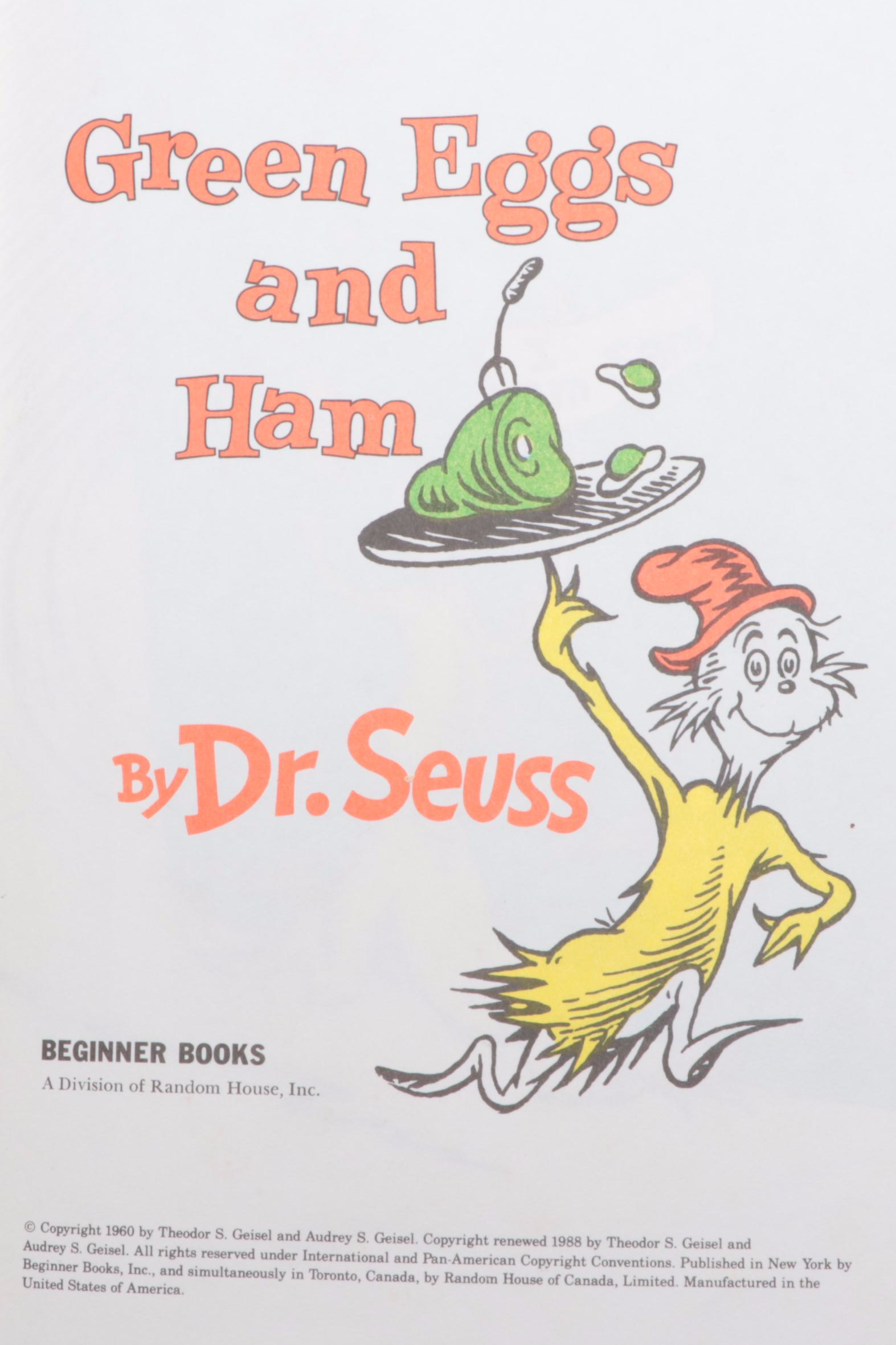 Book Club Edition "Ten Apples up on Top" by Theo. LeSieg and More