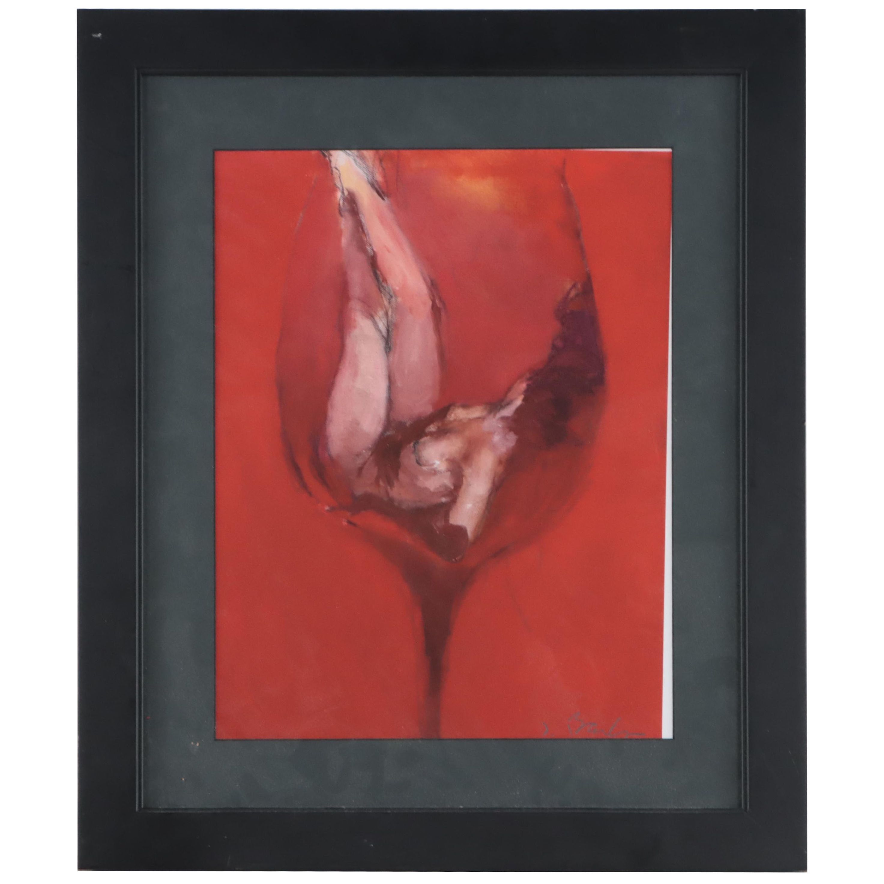 Jeaneen Barnhart Digital Print of Gestural Female Figure