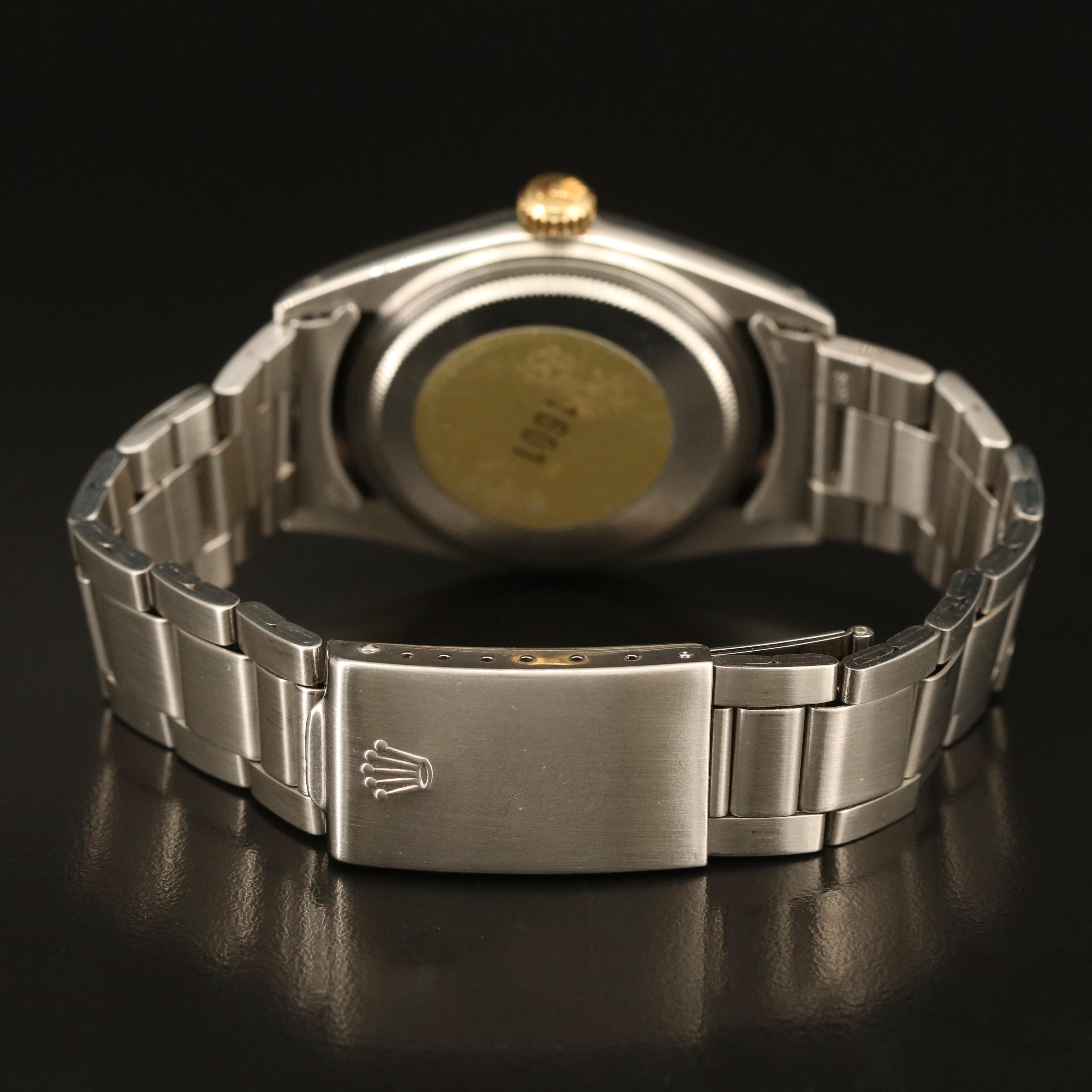 1973 Rolex Custom Diamond Dial Datejust Watch