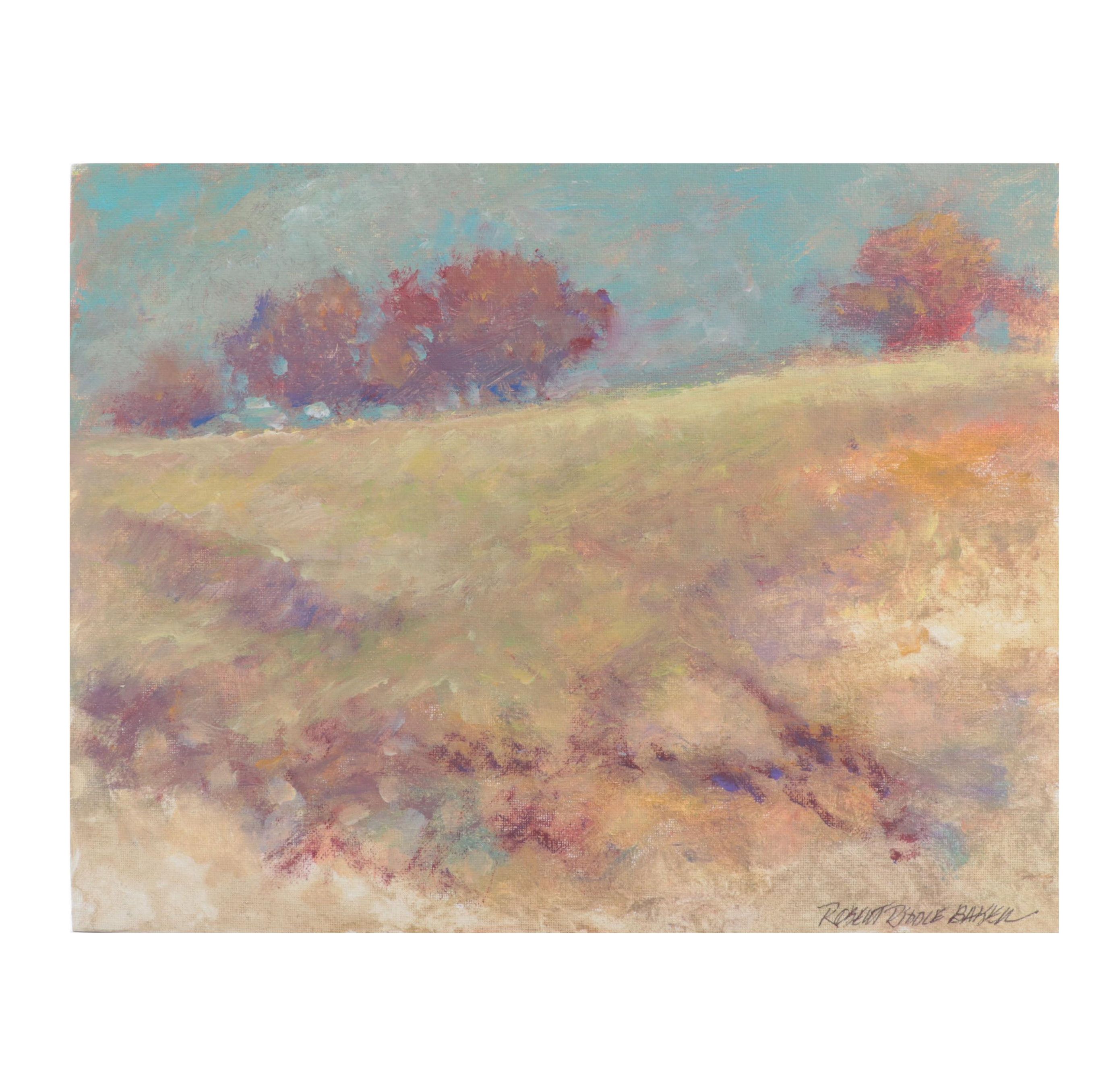 Robert Riddle-Baker Acrylic Painting "The Lower Fourty," 2022