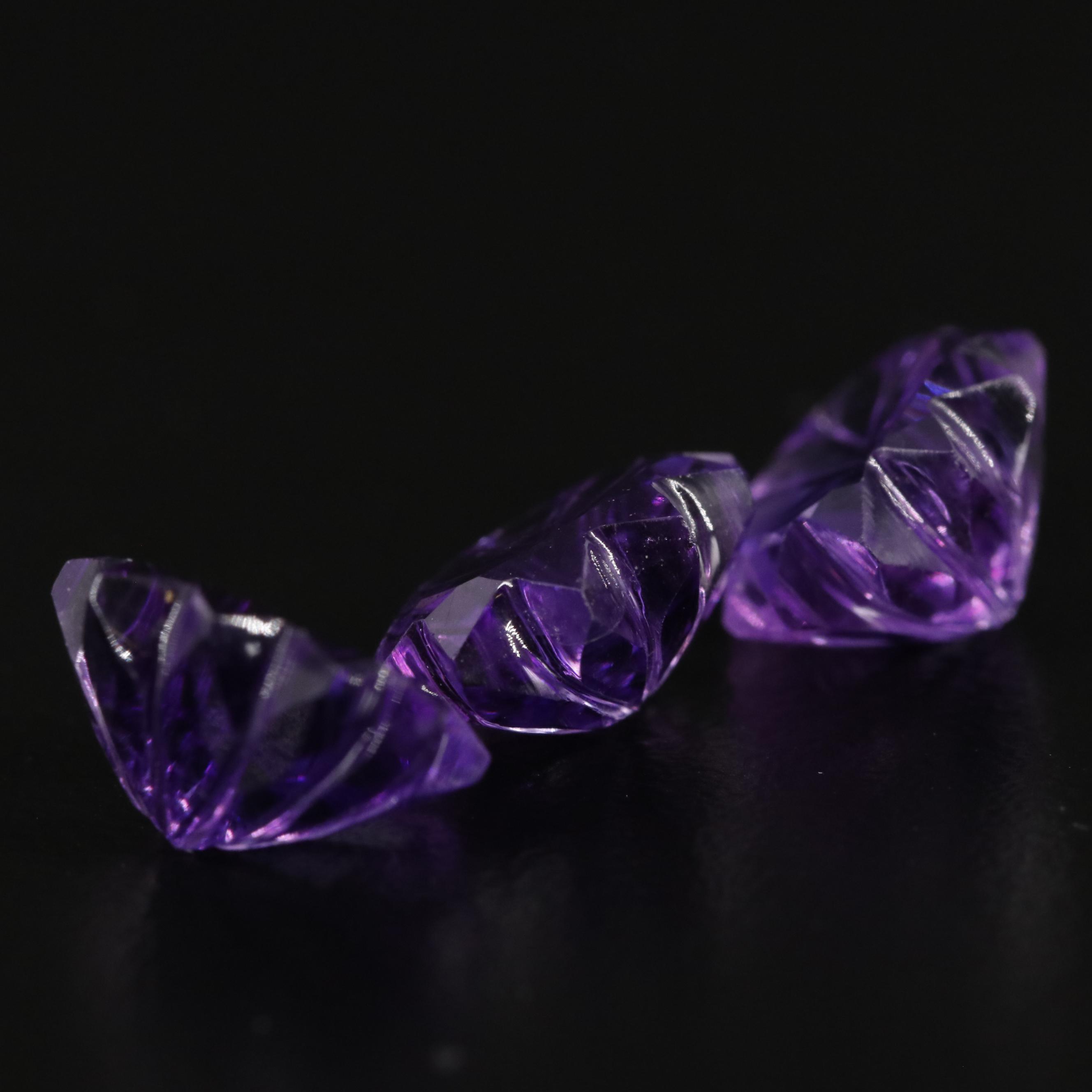 Loose 9.24 CTW Amethyst