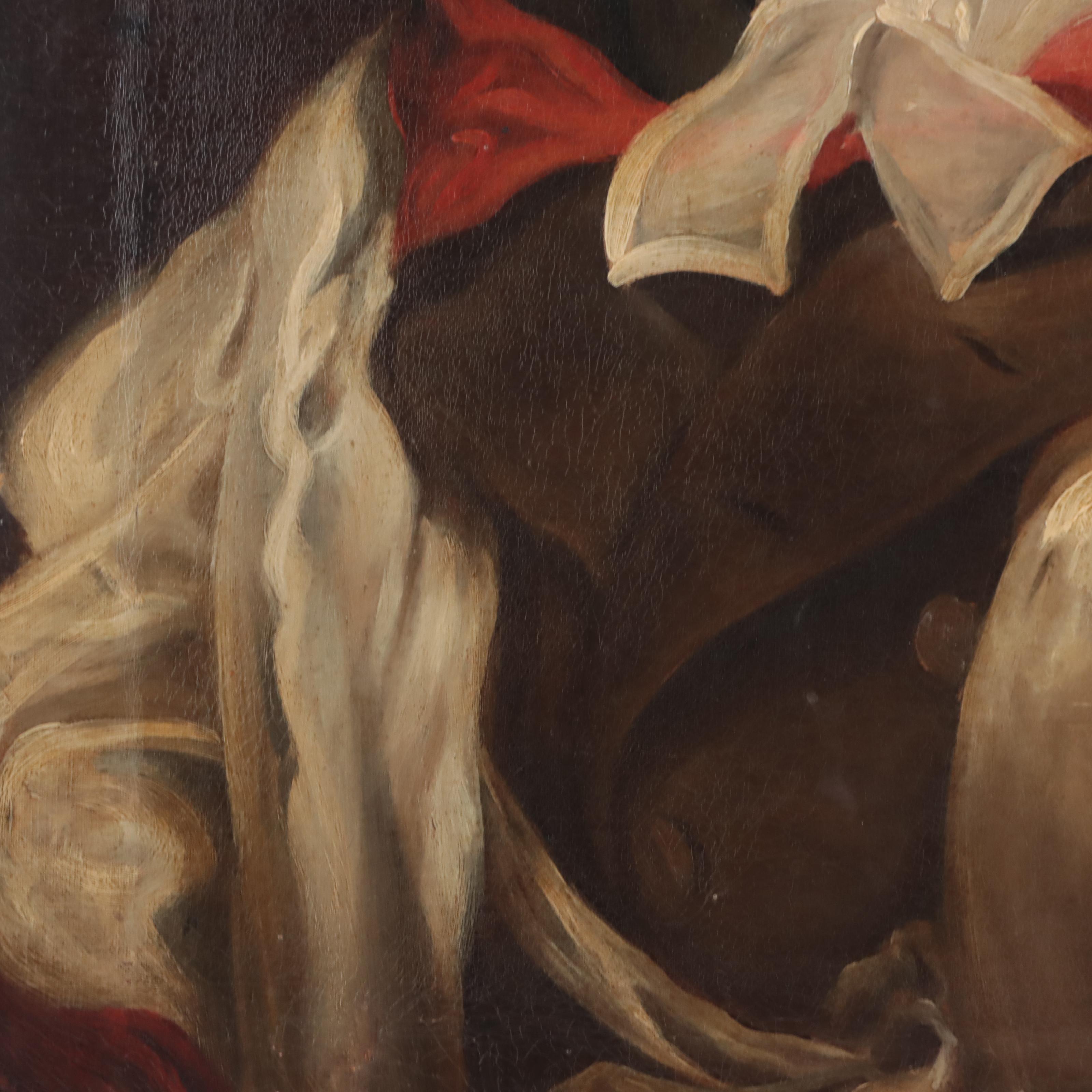 Oil Painting After George Henry Harlow of Charles Hague Portrait, 19th Century