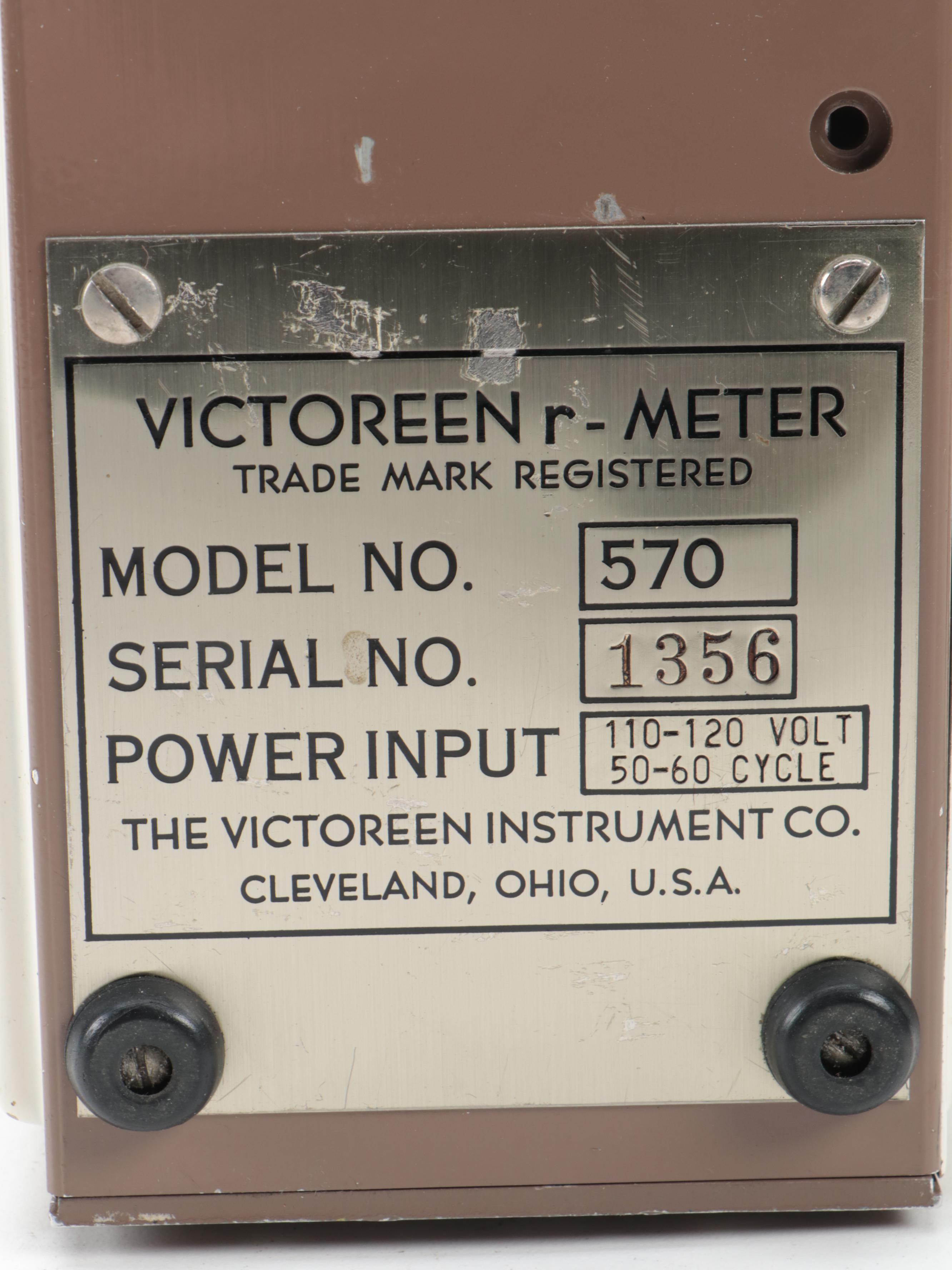 Victoreen R-Meter With Kodak 1A, Argus Anastigmat, Kodak Duaflex IV Cameras