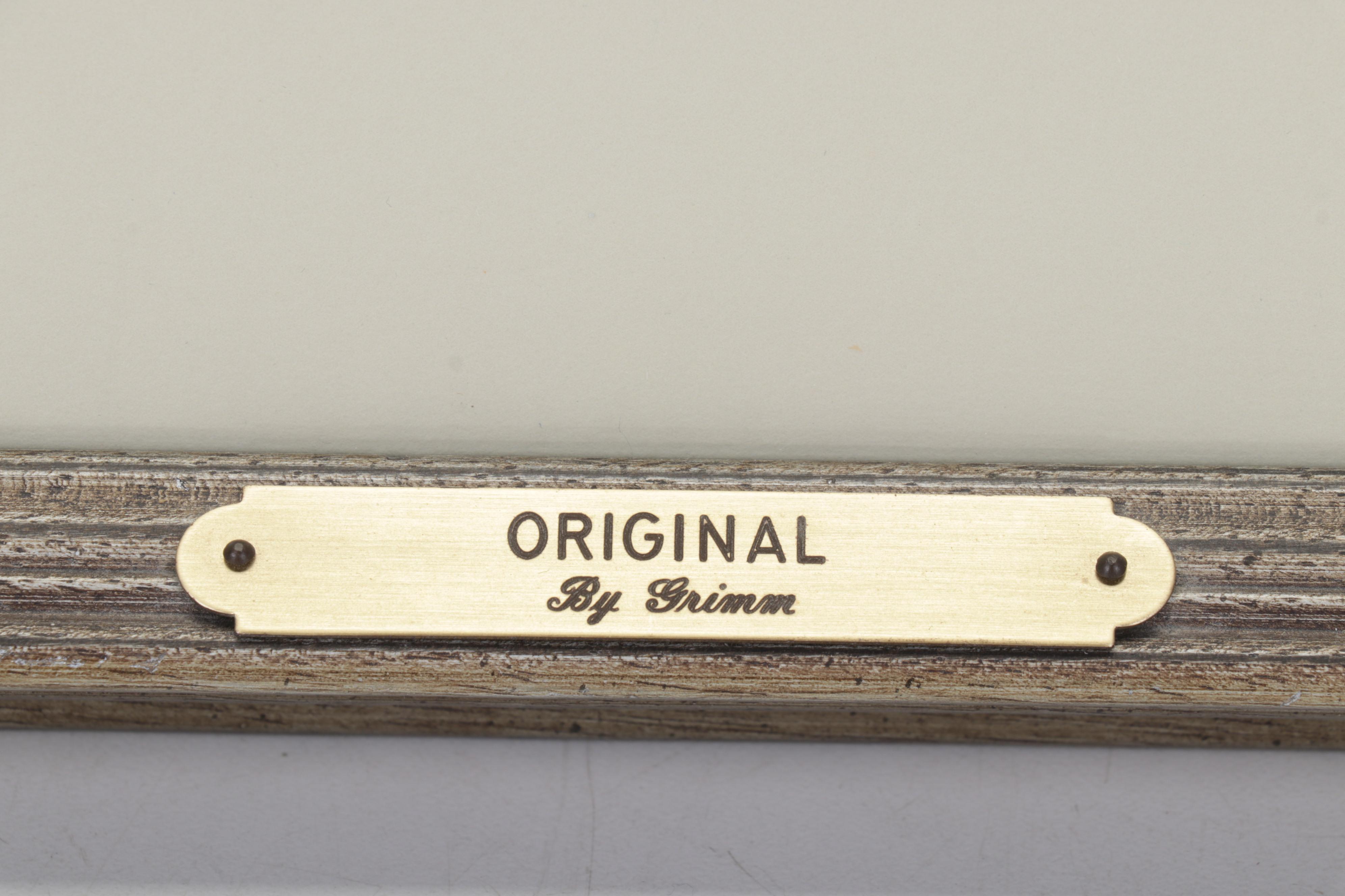 Esther Grimm Still Life Watercolor Painting "Floral Signature," Circa 1975