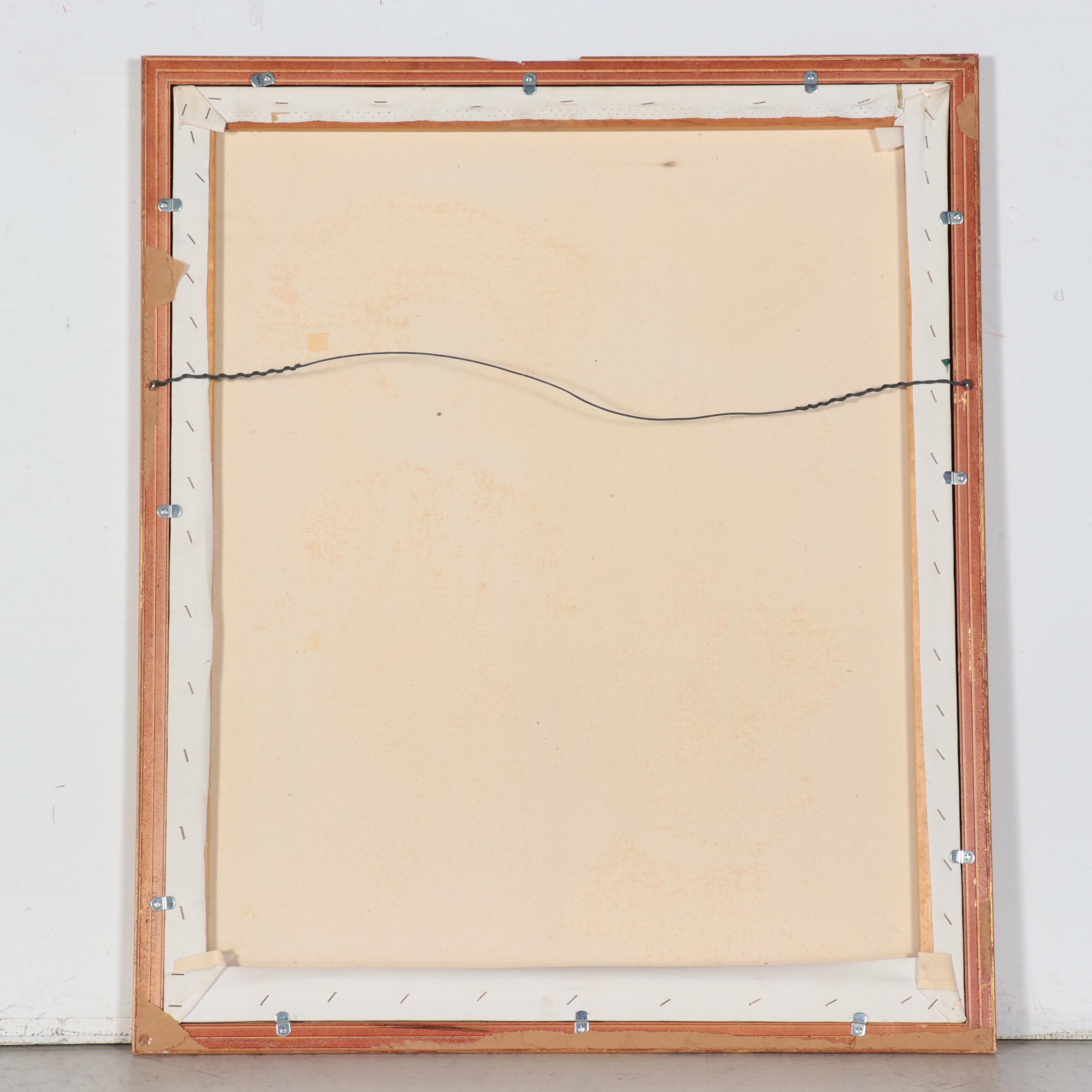 Oil Painting of Raccoons In Dresses