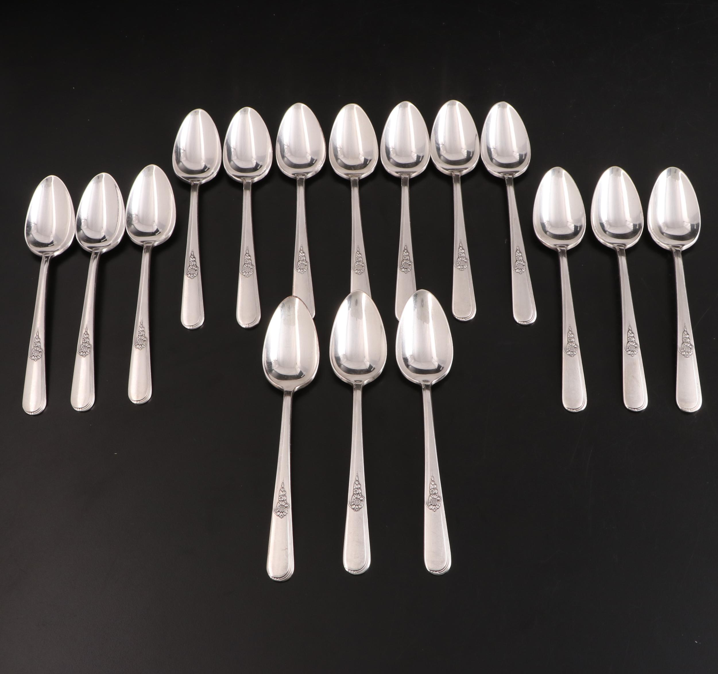 Holmes and Edwards "Youth" Silver Plate Flatware, Mid-20th Century