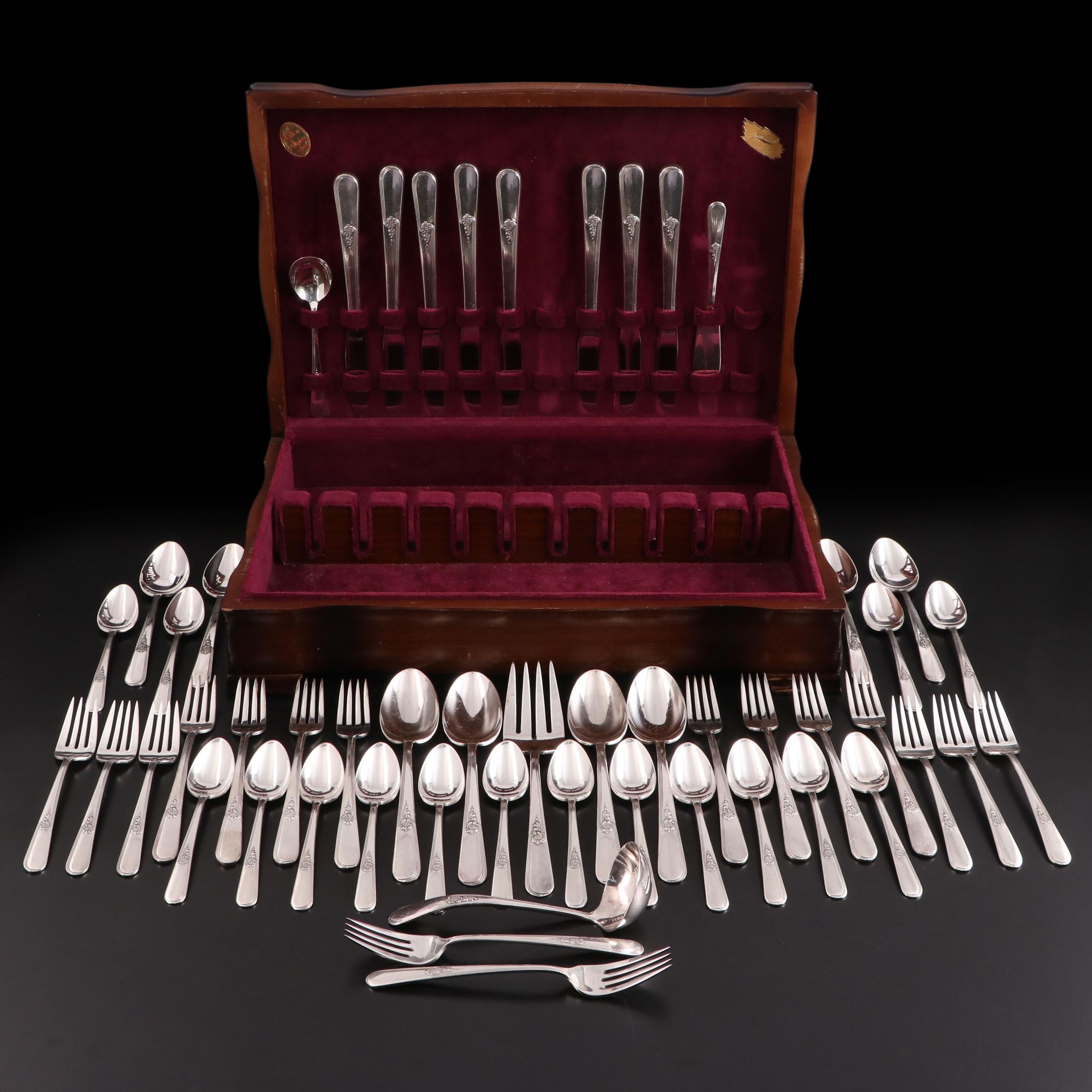 Holmes and Edwards "Youth" Silver Plate Flatware, Mid-20th Century