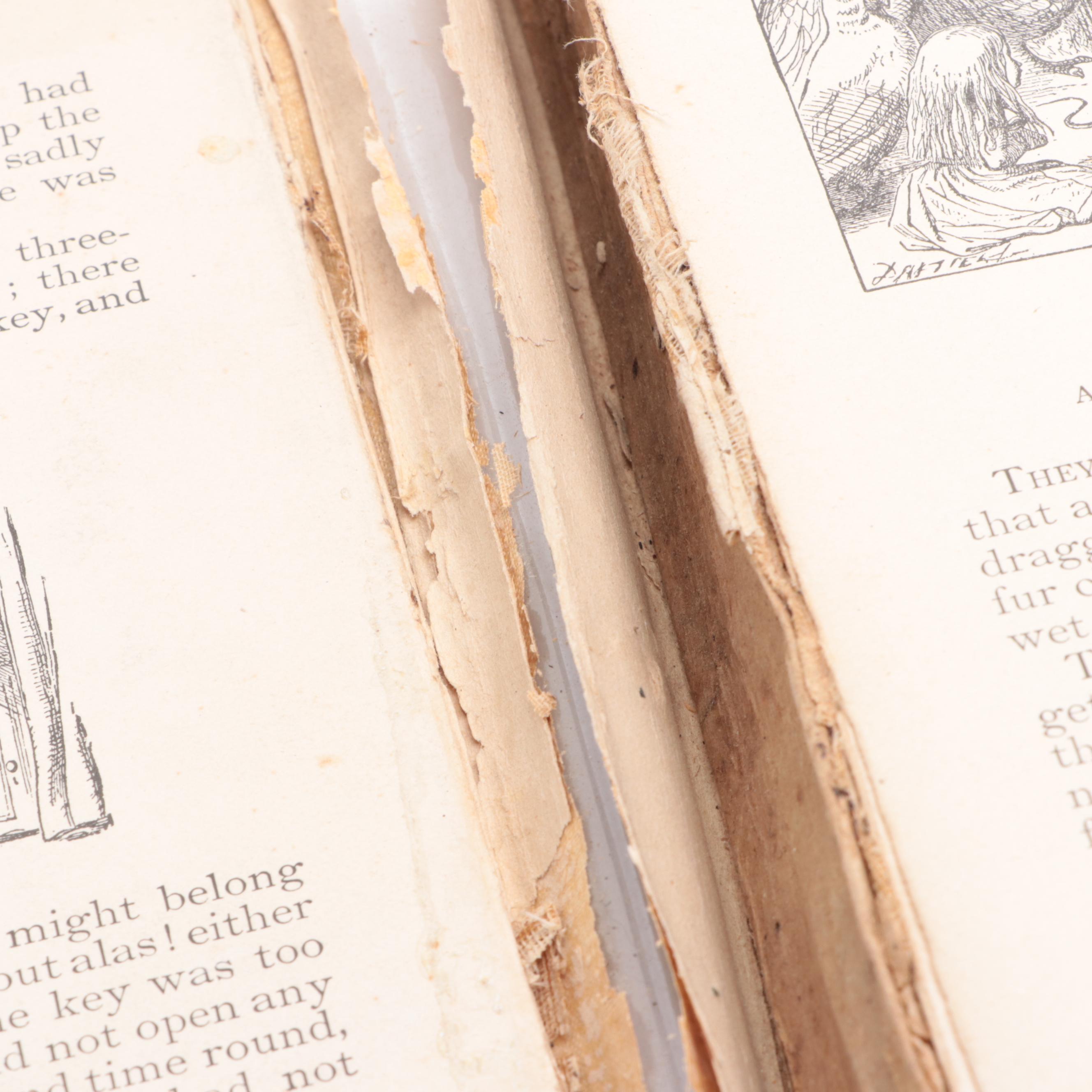 Illustrated "Alice's Adventures in Wonderland" by Lewis Carroll, 1908