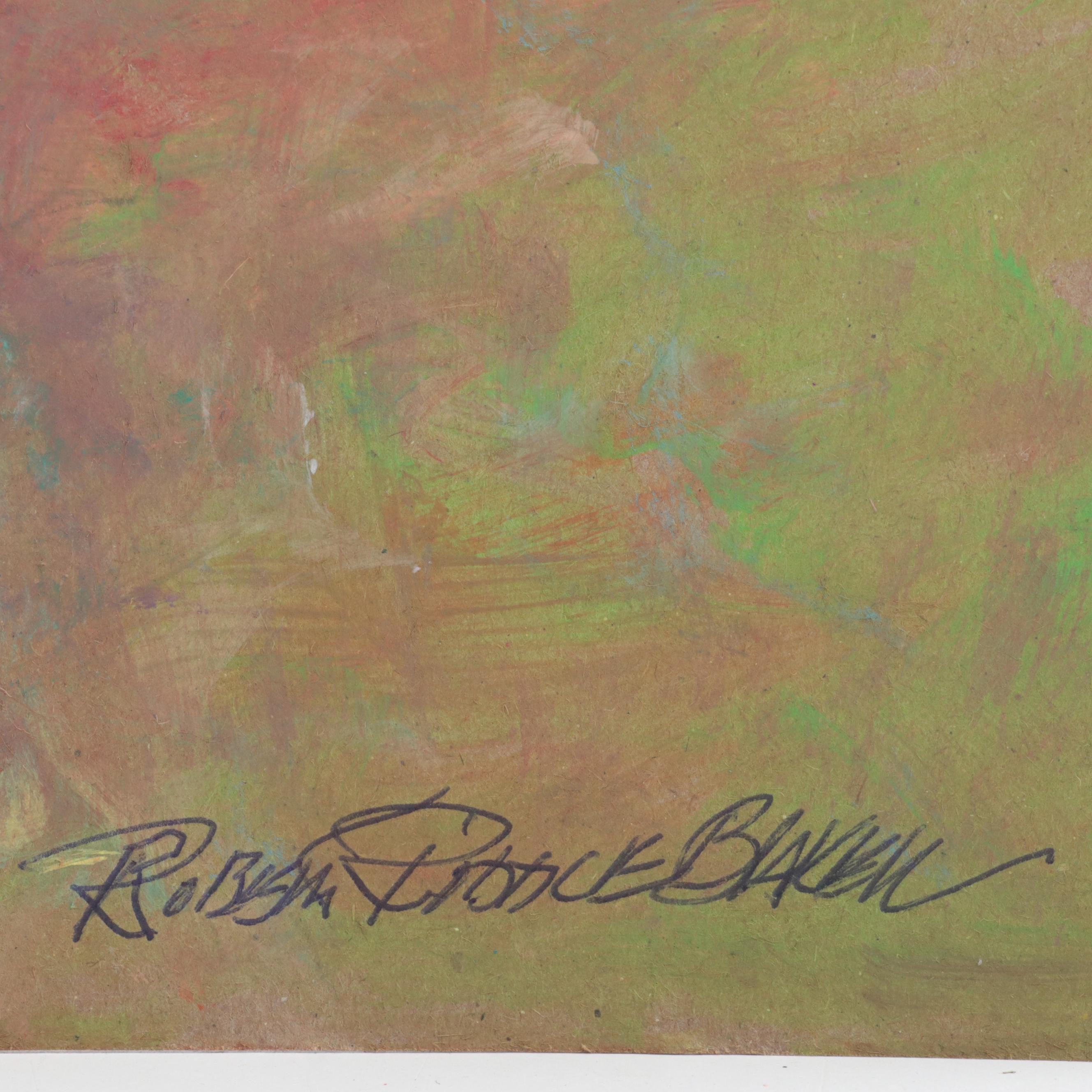 Robert Riddle-Baker Acrylic Landscape Painting "The Promise of the Soil," 2023