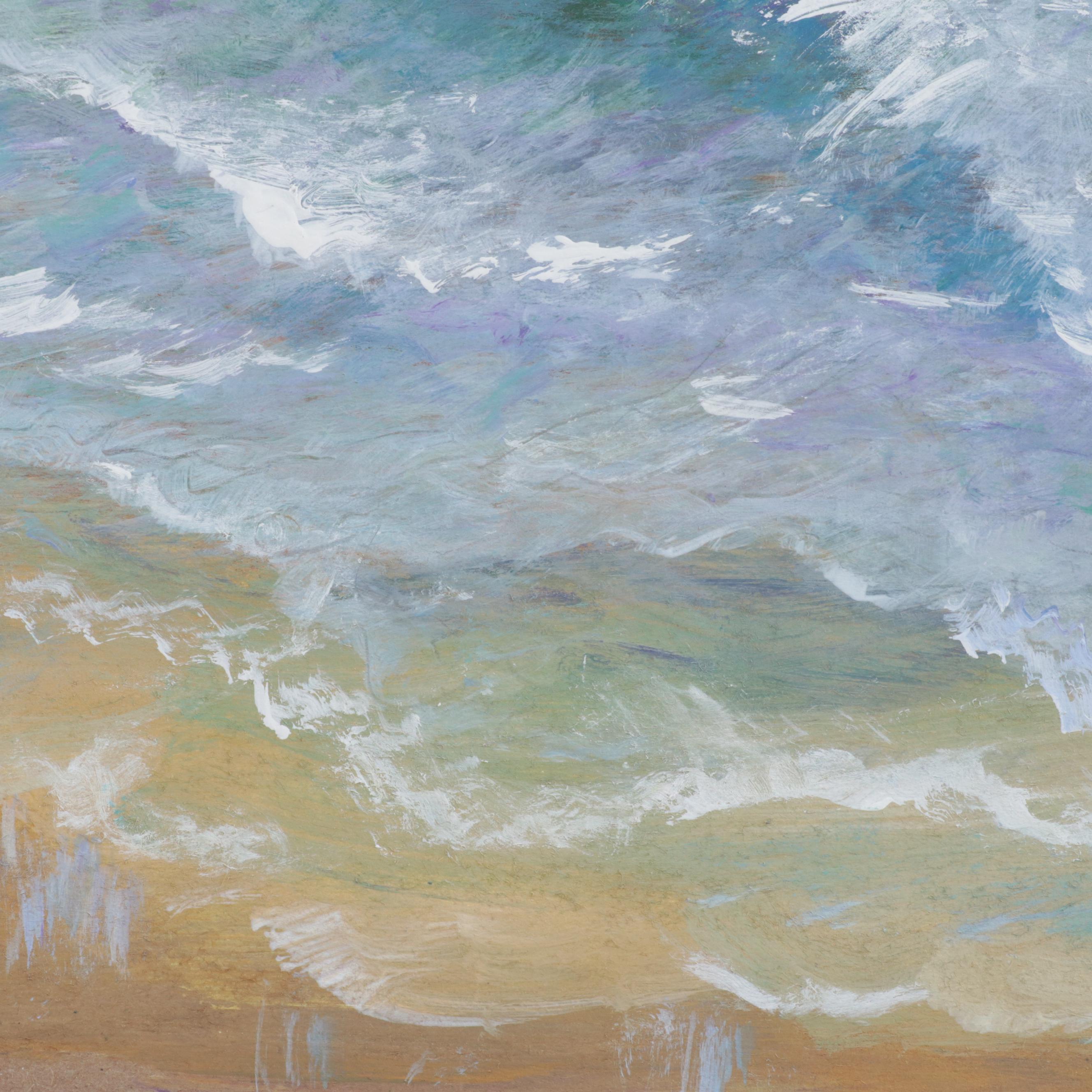 Robert Riddle-Baker Acrylic Painting "A Summer Wave," 2023