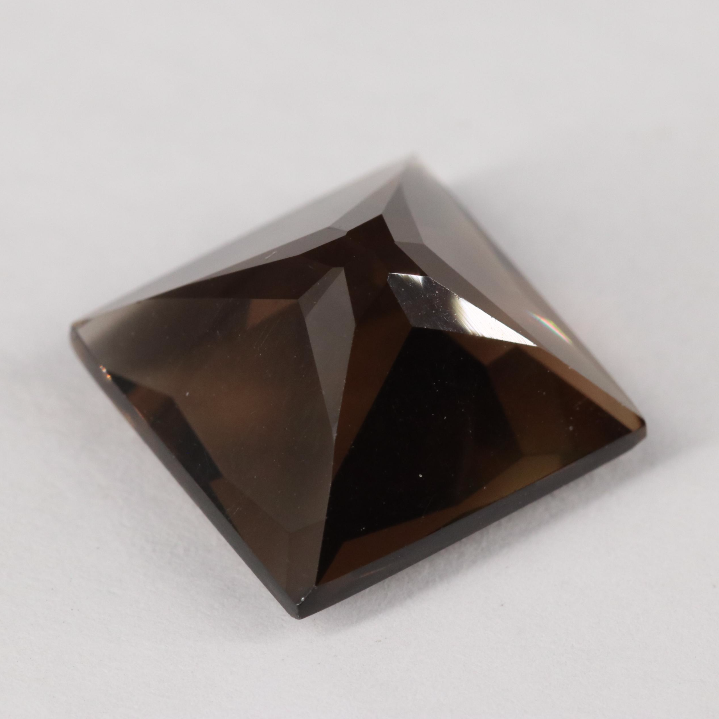 Loose 13.55 CTW Smoky Quartz
