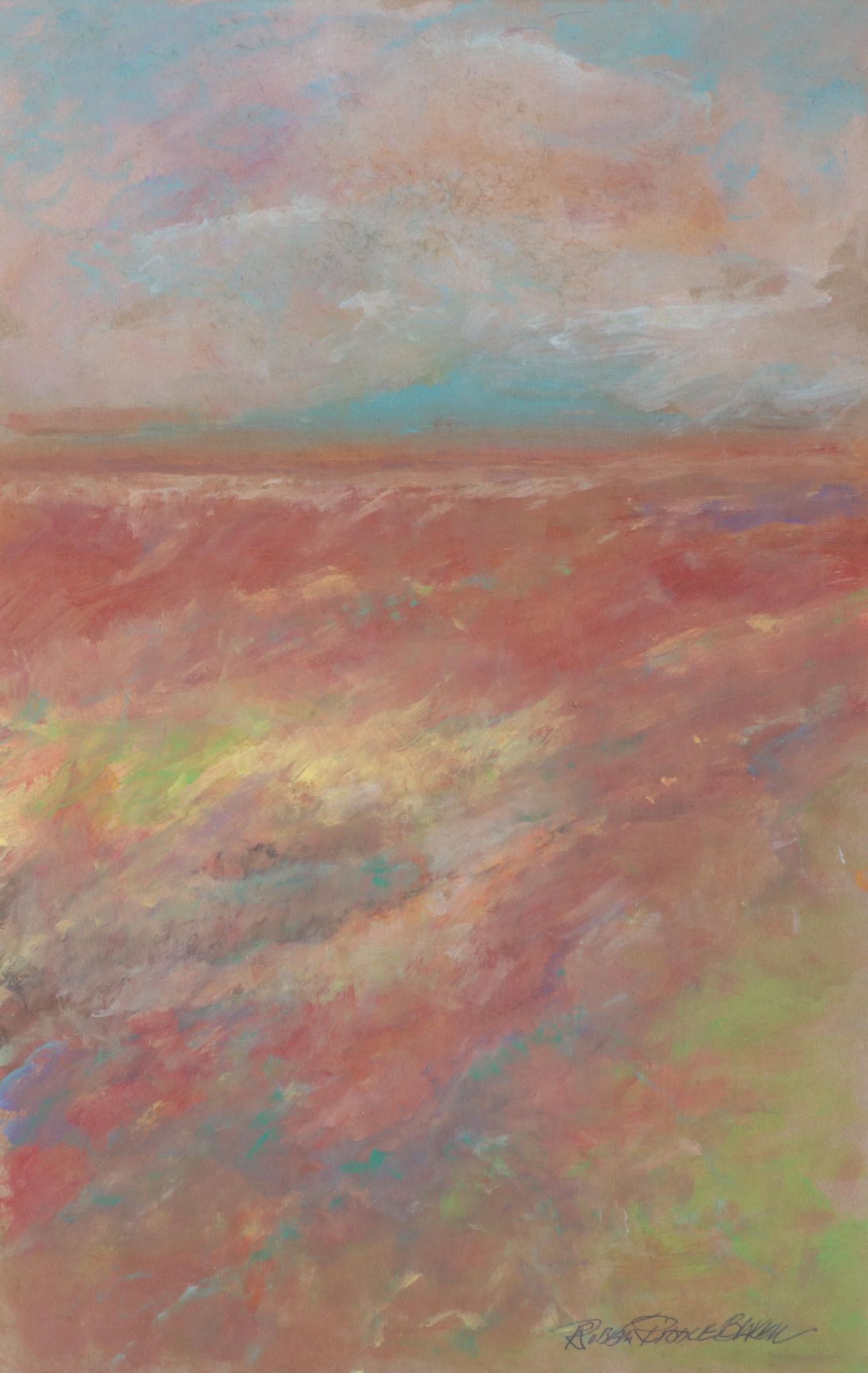 Robert Riddle-Baker Acrylic Landscape Painting "The Promise of the Soil," 2023