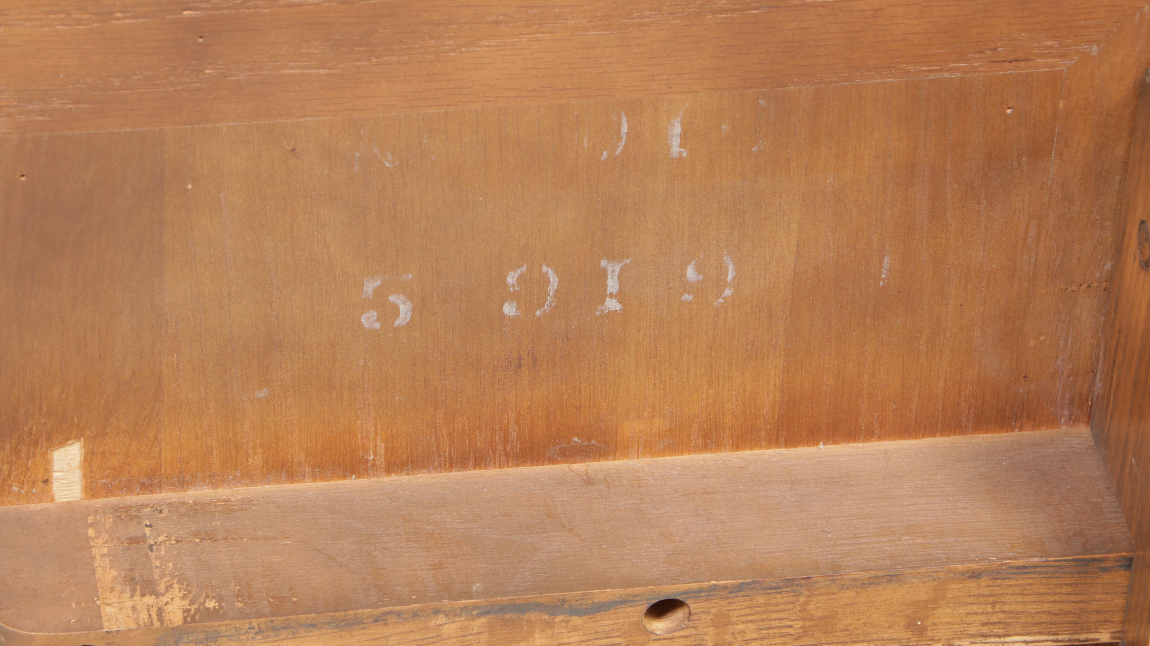 Romweber "1721" Carved Oak Draw-Leaf Coffee Table, 20th Century