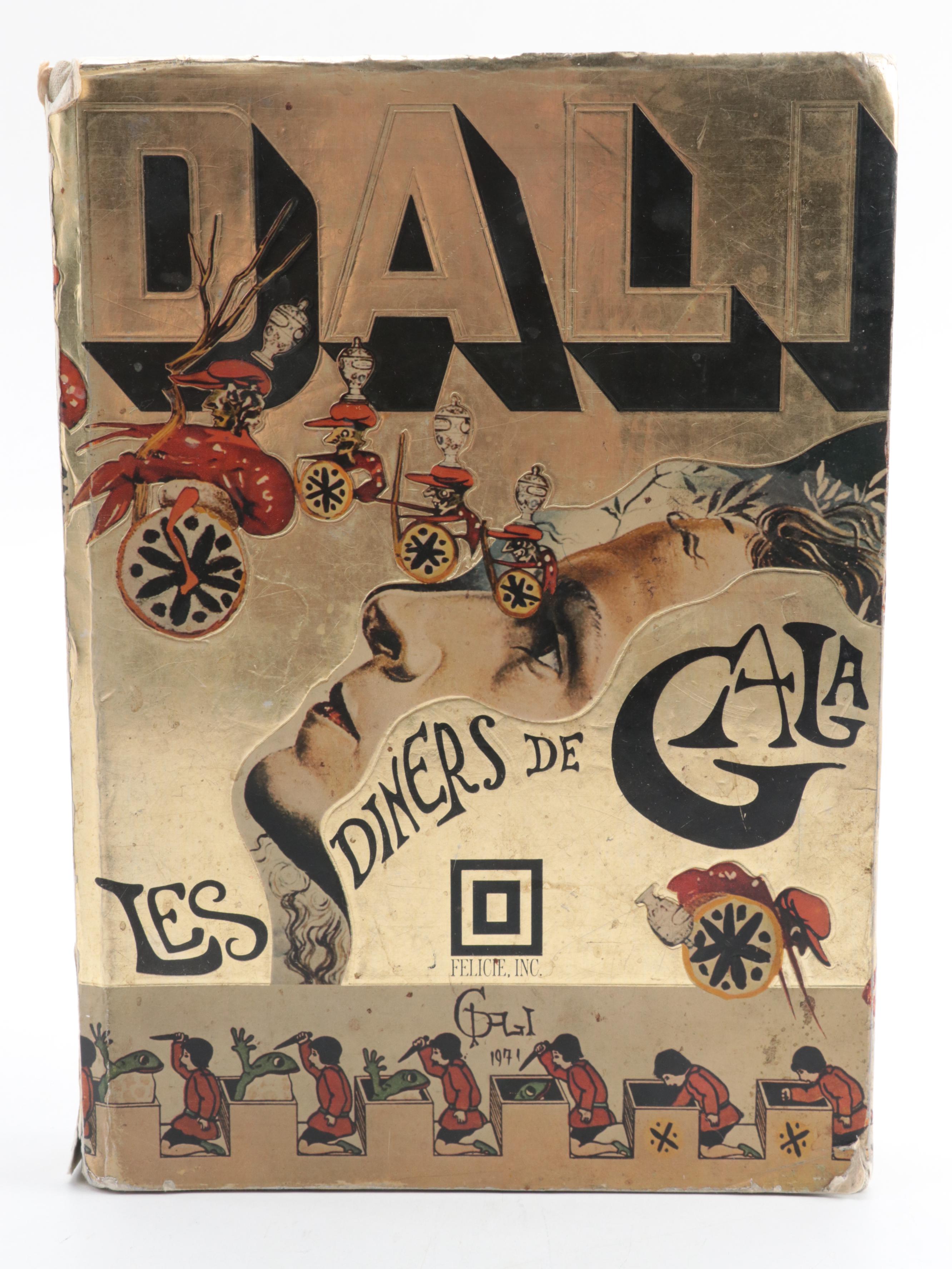 First Edition "Les dîners de Gala" by Salvador Dalí, 1973