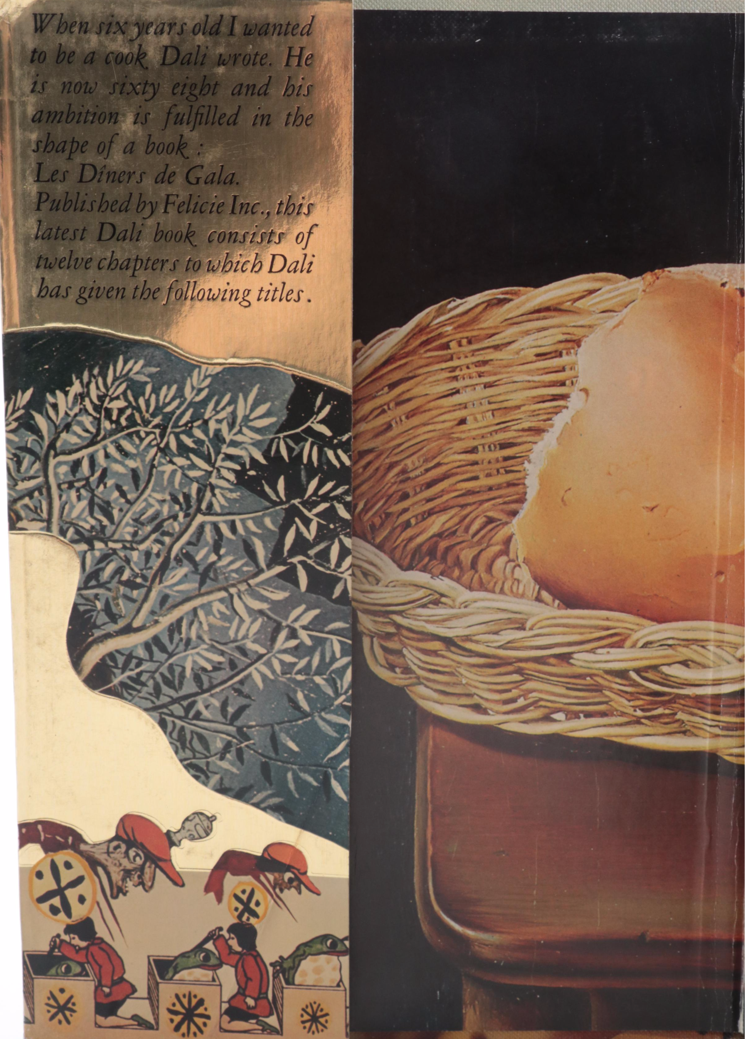 First Edition "Les dîners de Gala" by Salvador Dalí, 1973