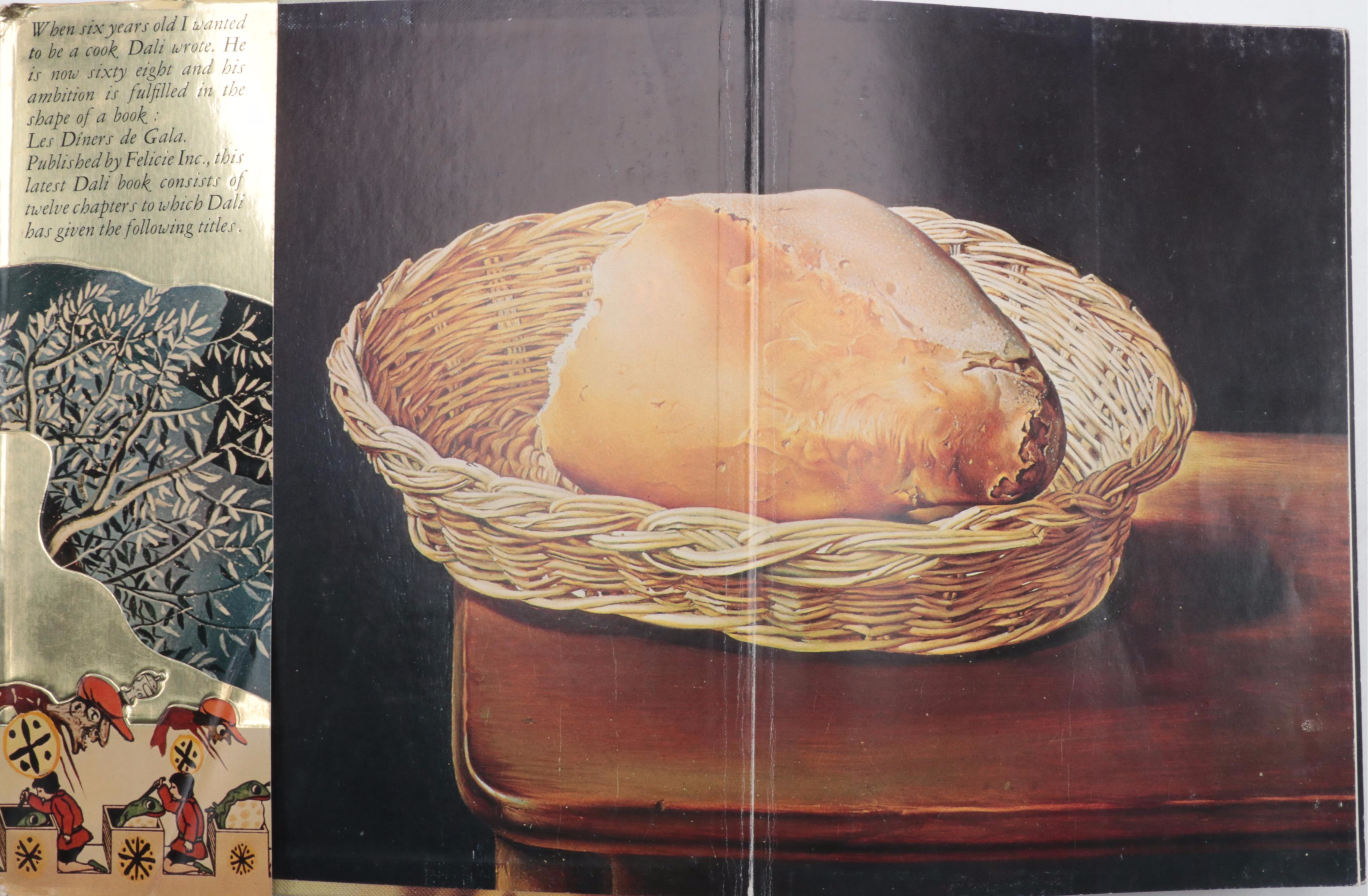 First Edition "Les dîners de Gala" by Salvador Dalí, 1973