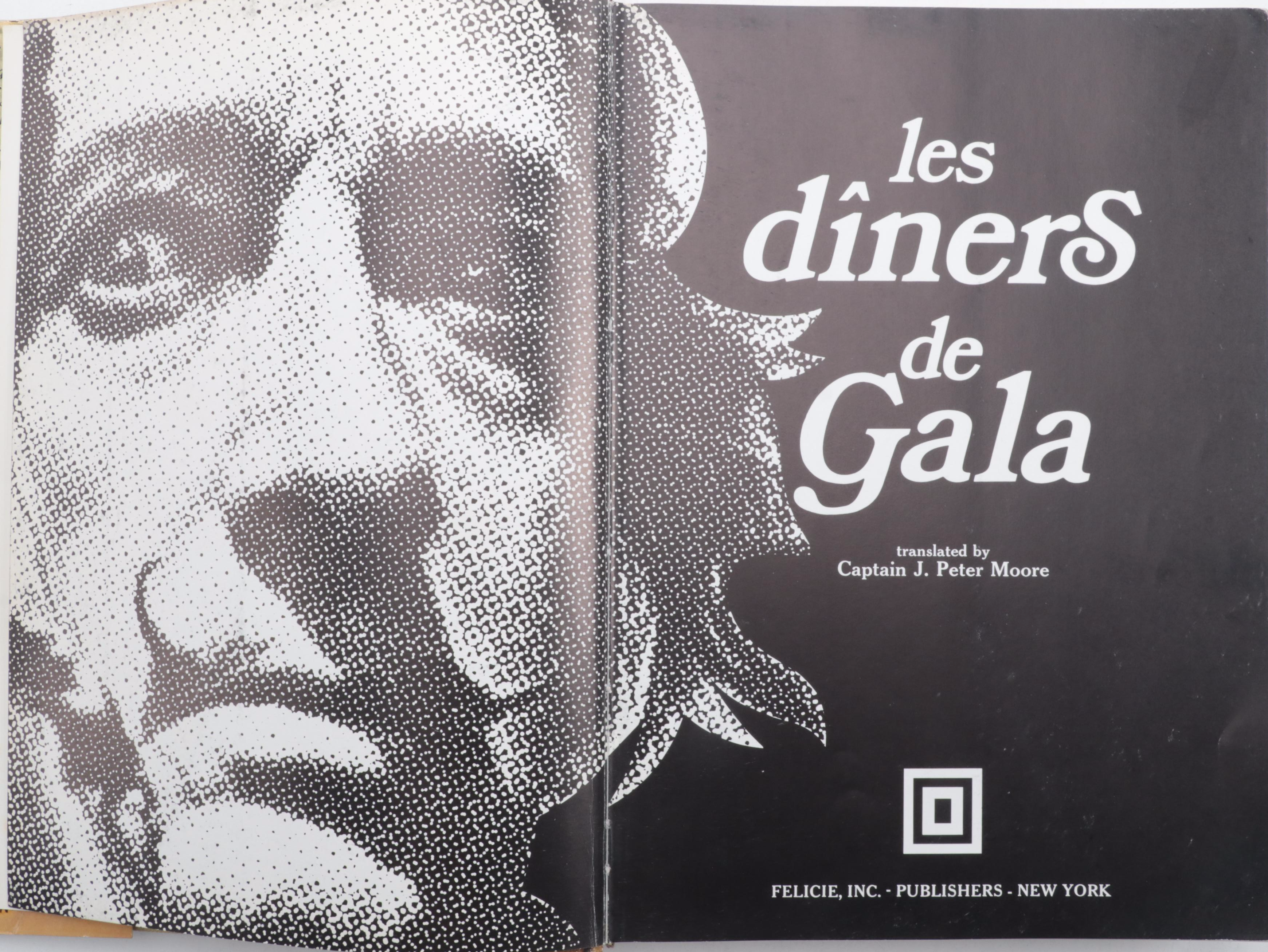 First Edition "Les dîners de Gala" by Salvador Dalí, 1973