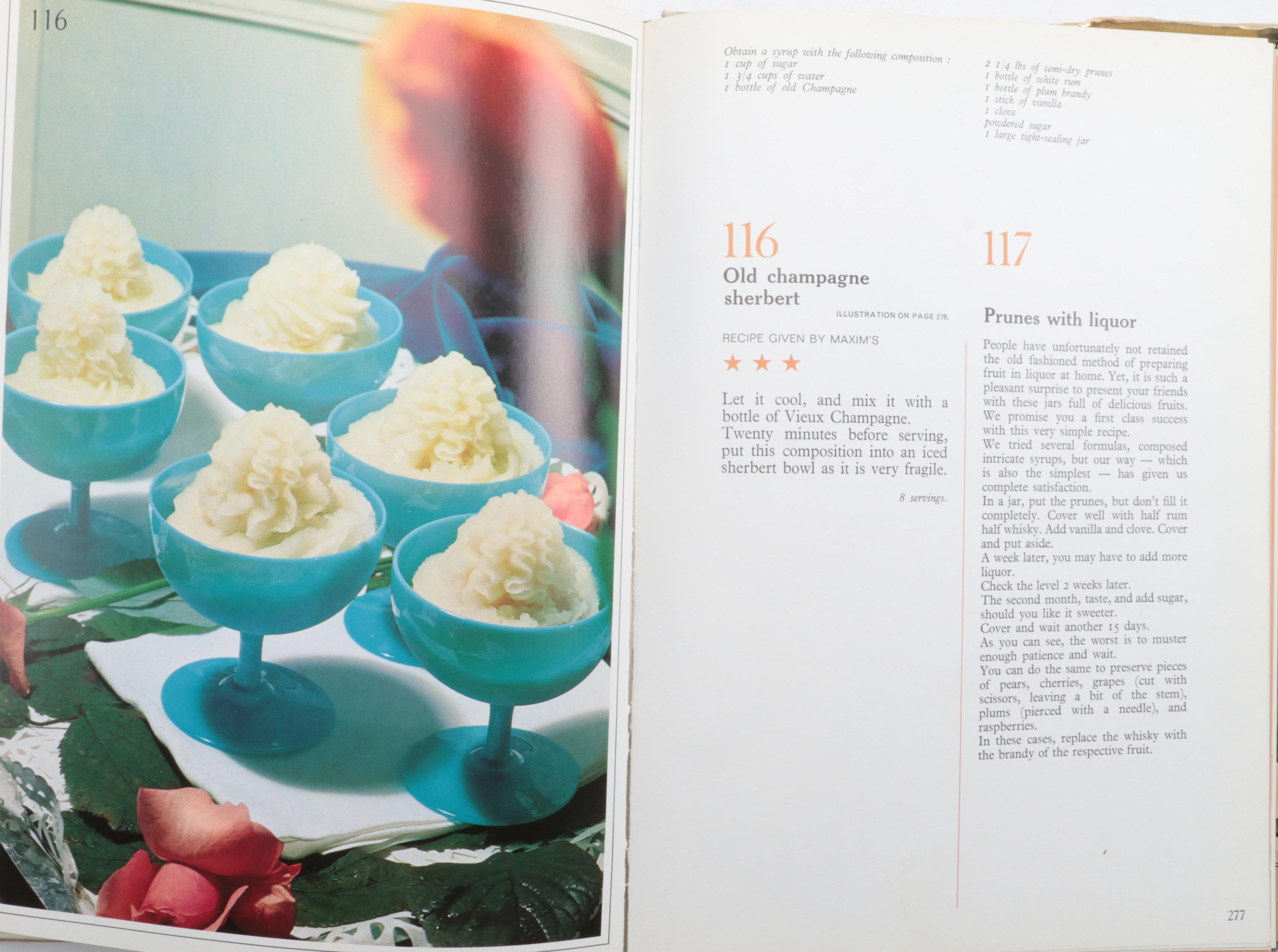 First Edition "Les dîners de Gala" by Salvador Dalí, 1973