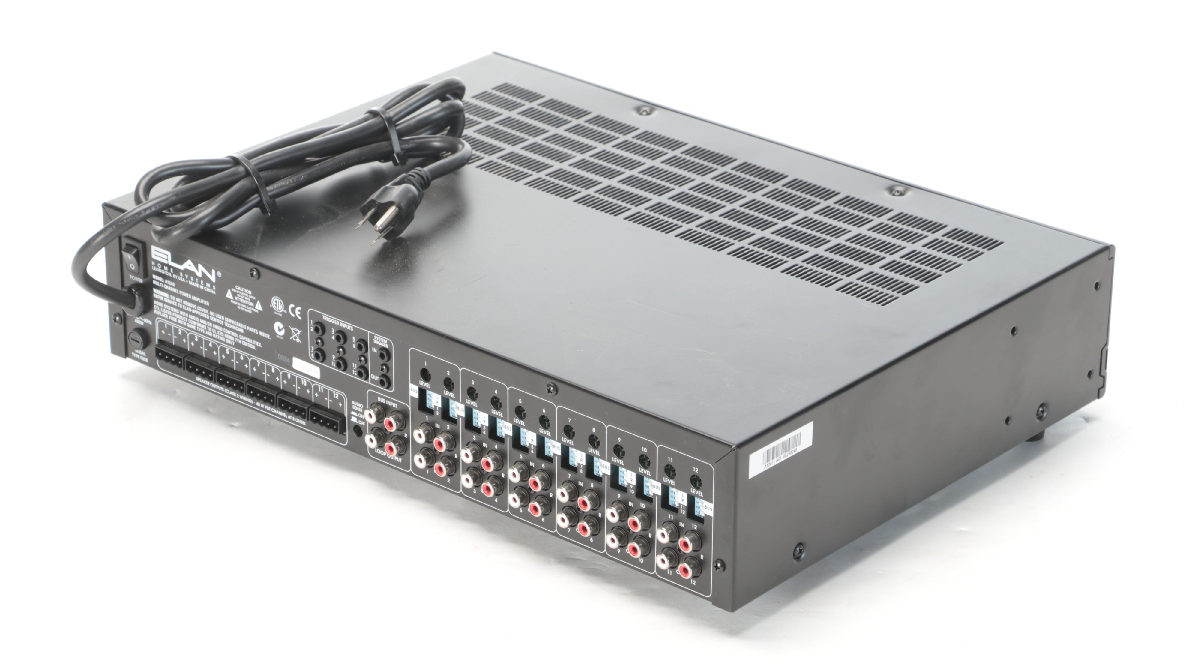 Elan Digital Dual Tuner and A-Series Power Amplifier with Remote