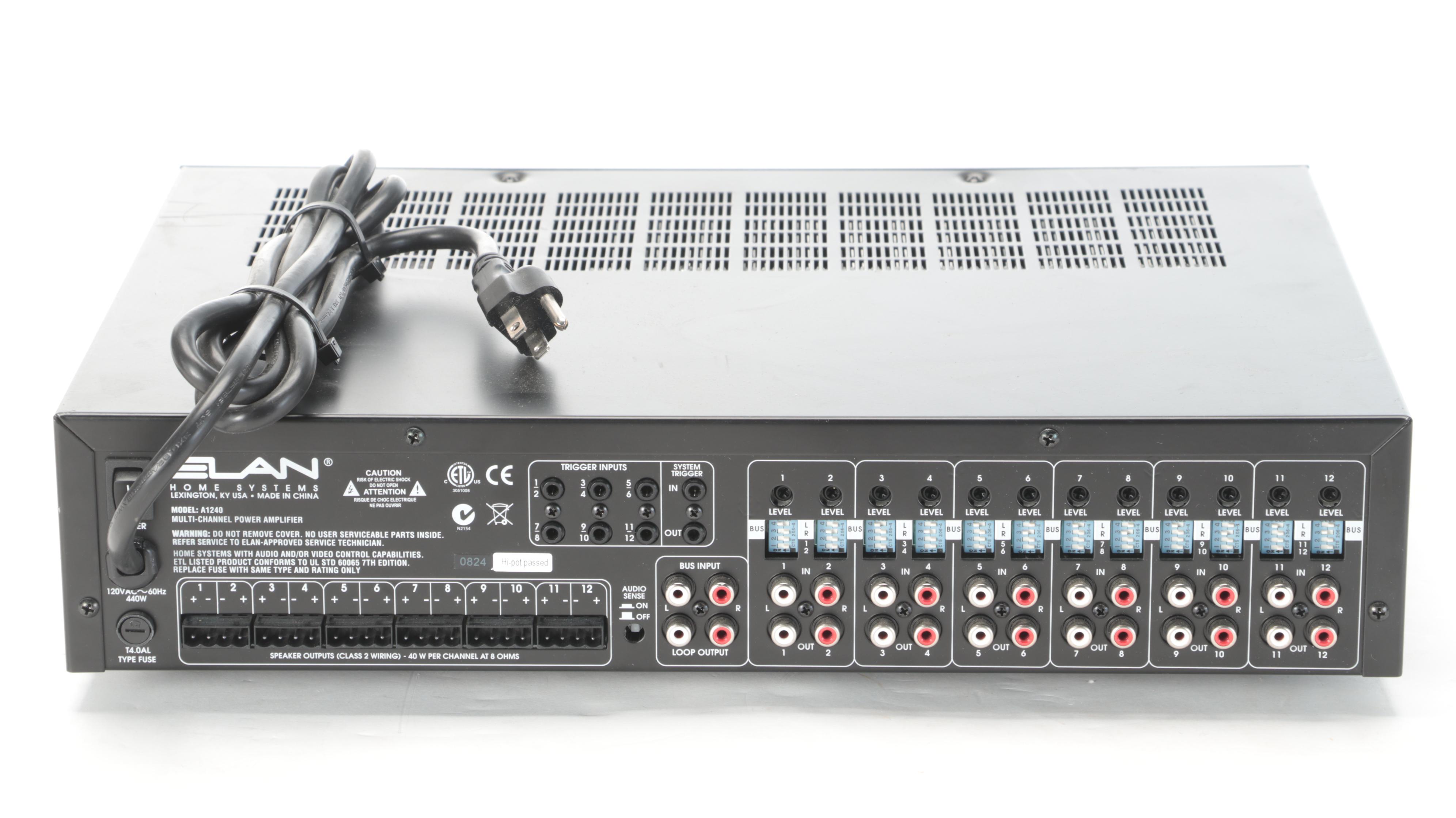 Elan Digital Dual Tuner and A-Series Power Amplifier with Remote