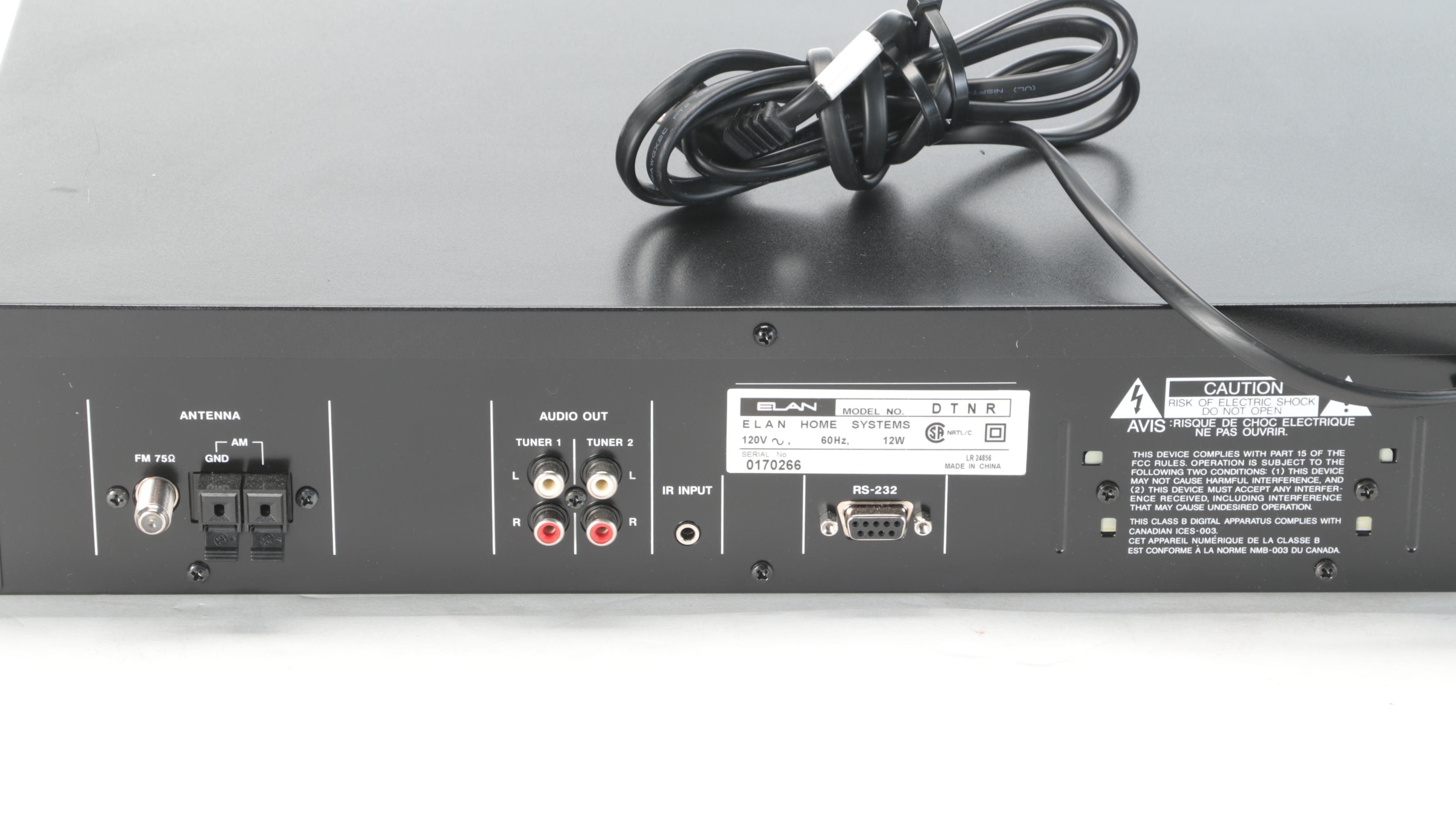 Elan Digital Dual Tuner and A-Series Power Amplifier with Remote