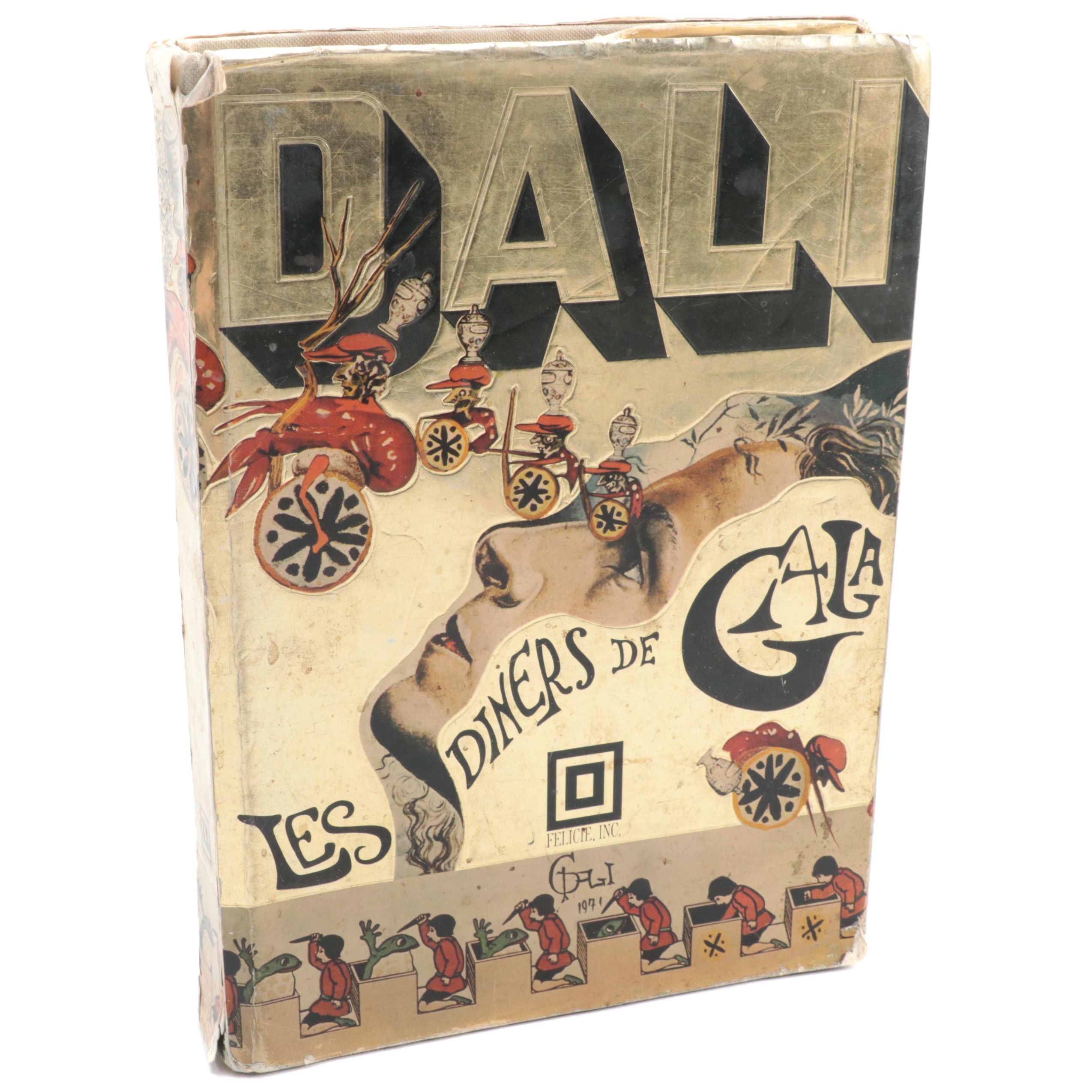 First Edition "Les dîners de Gala" by Salvador Dalí, 1973