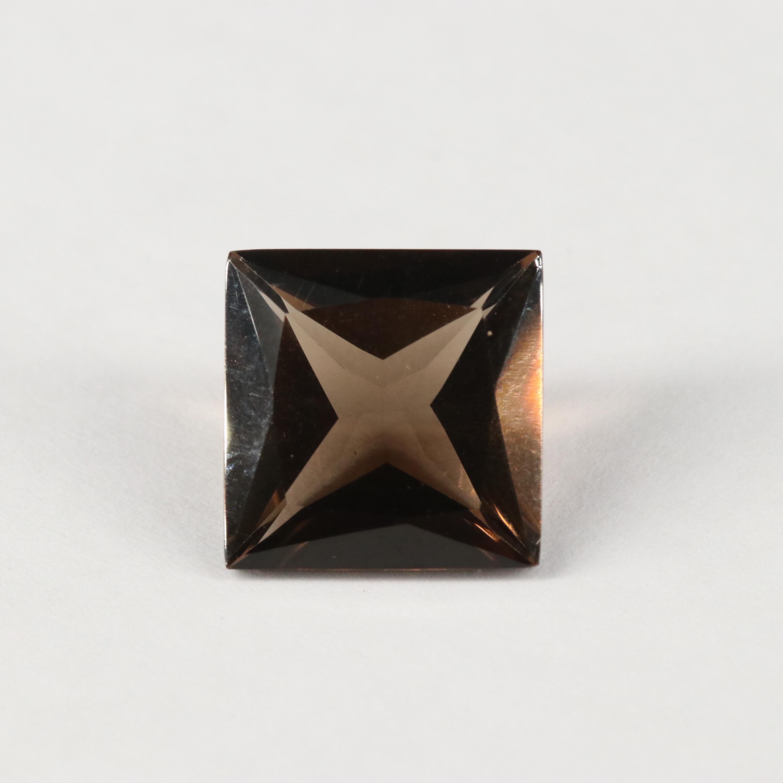 Loose 6.93 CT Smoky Quartz