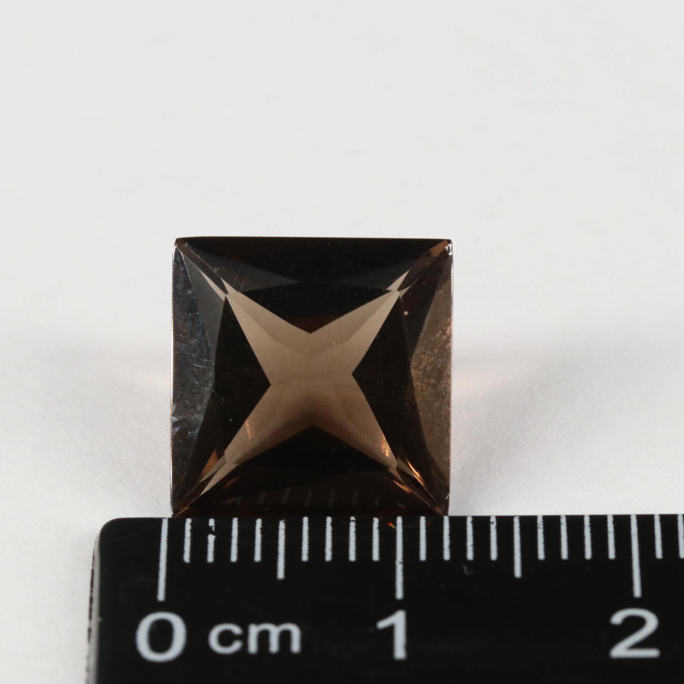 Loose 6.93 CT Smoky Quartz